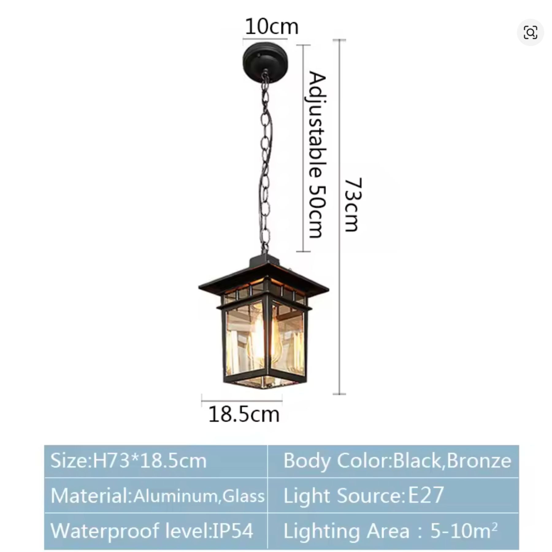 Silvax Lantaarn Outdoor Wandlamp