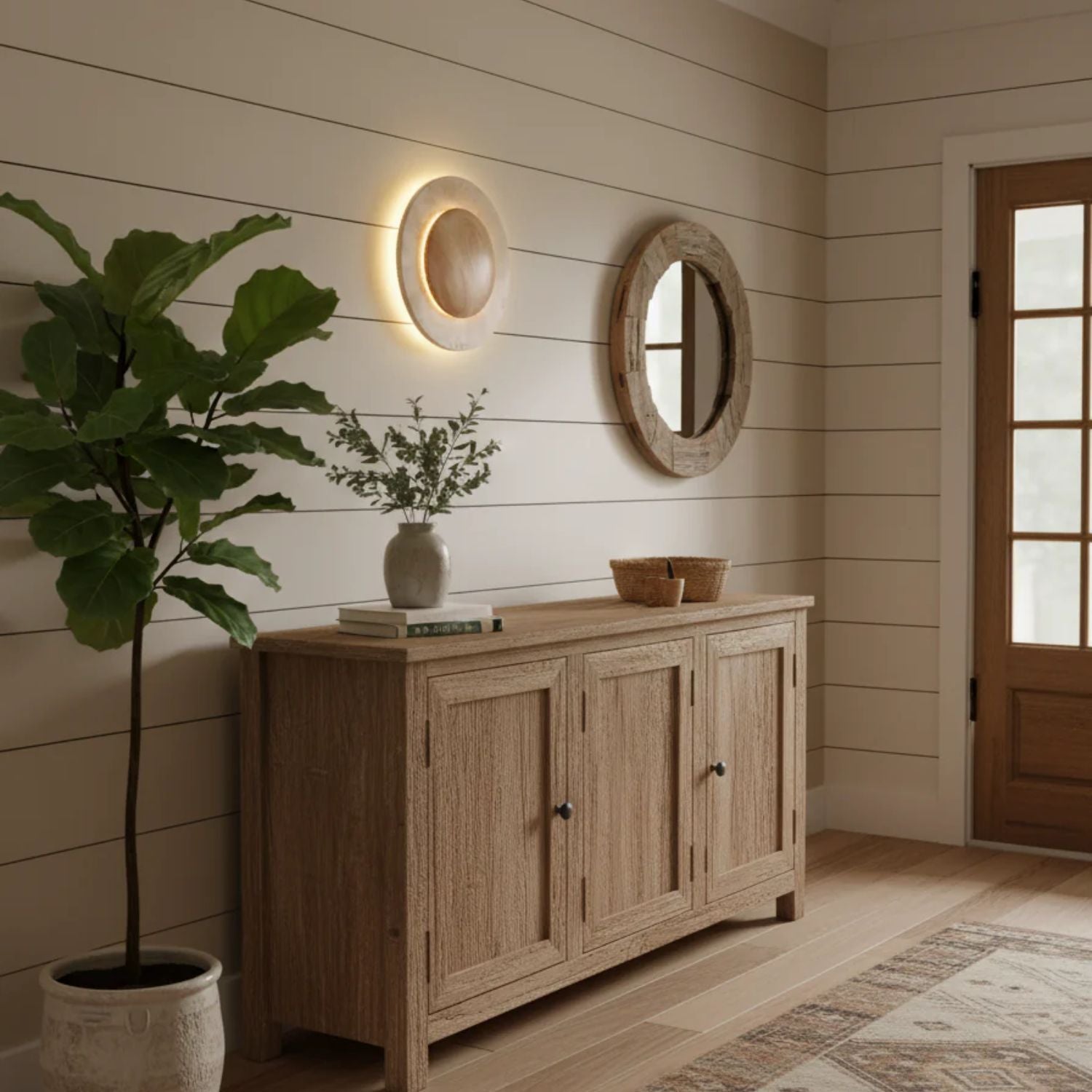 Celazo Natuursteen Wandlamp