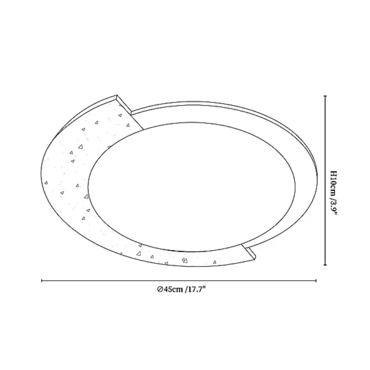 Blocesn Stenen Plafondlamp