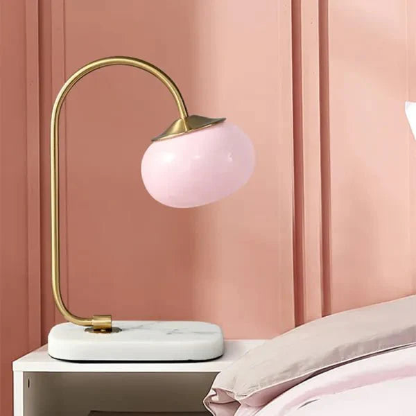 Mallow Glazen Tafellamp