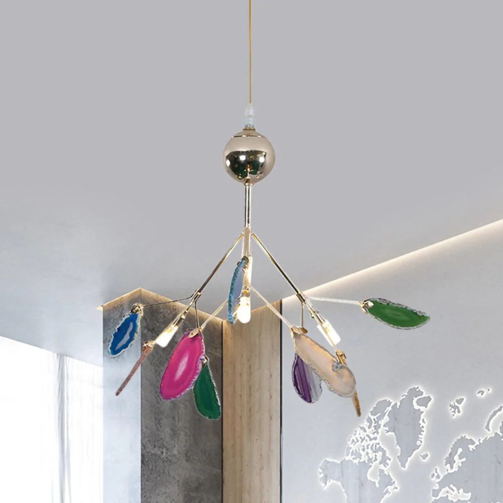 Sela Agaat Steen Hanglamp