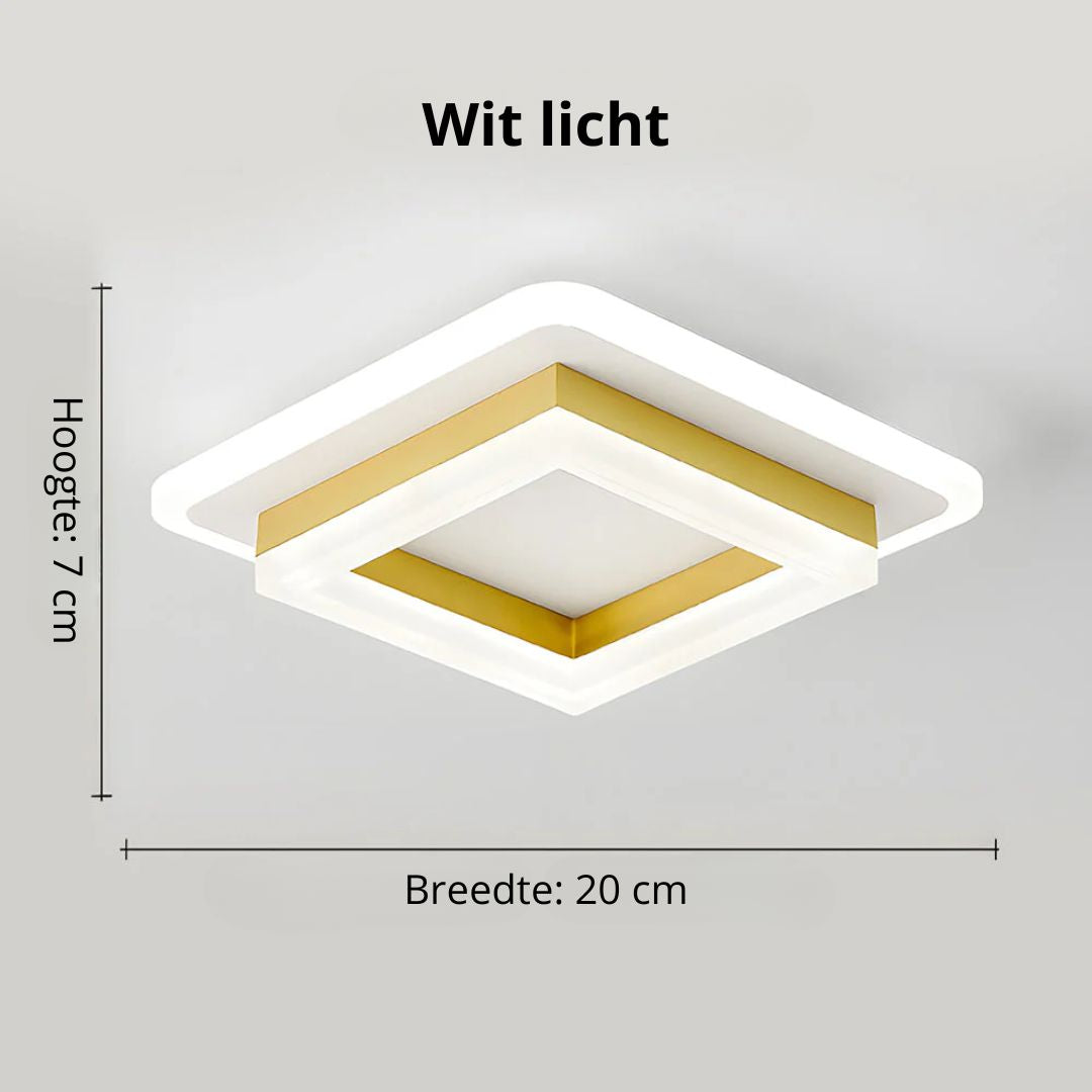 Vierkante LED Plafondlamp