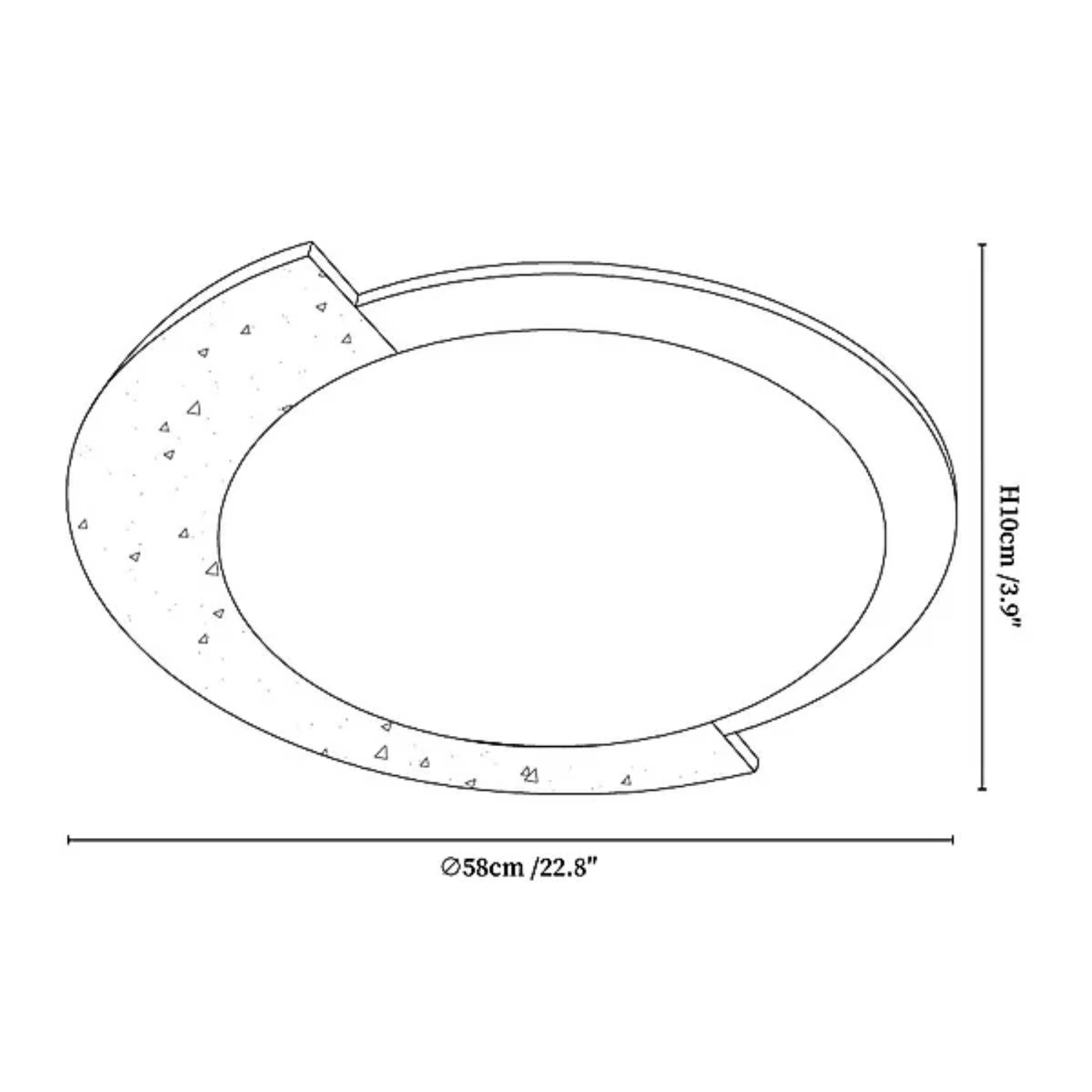 Blocesn Stenen Plafondlamp