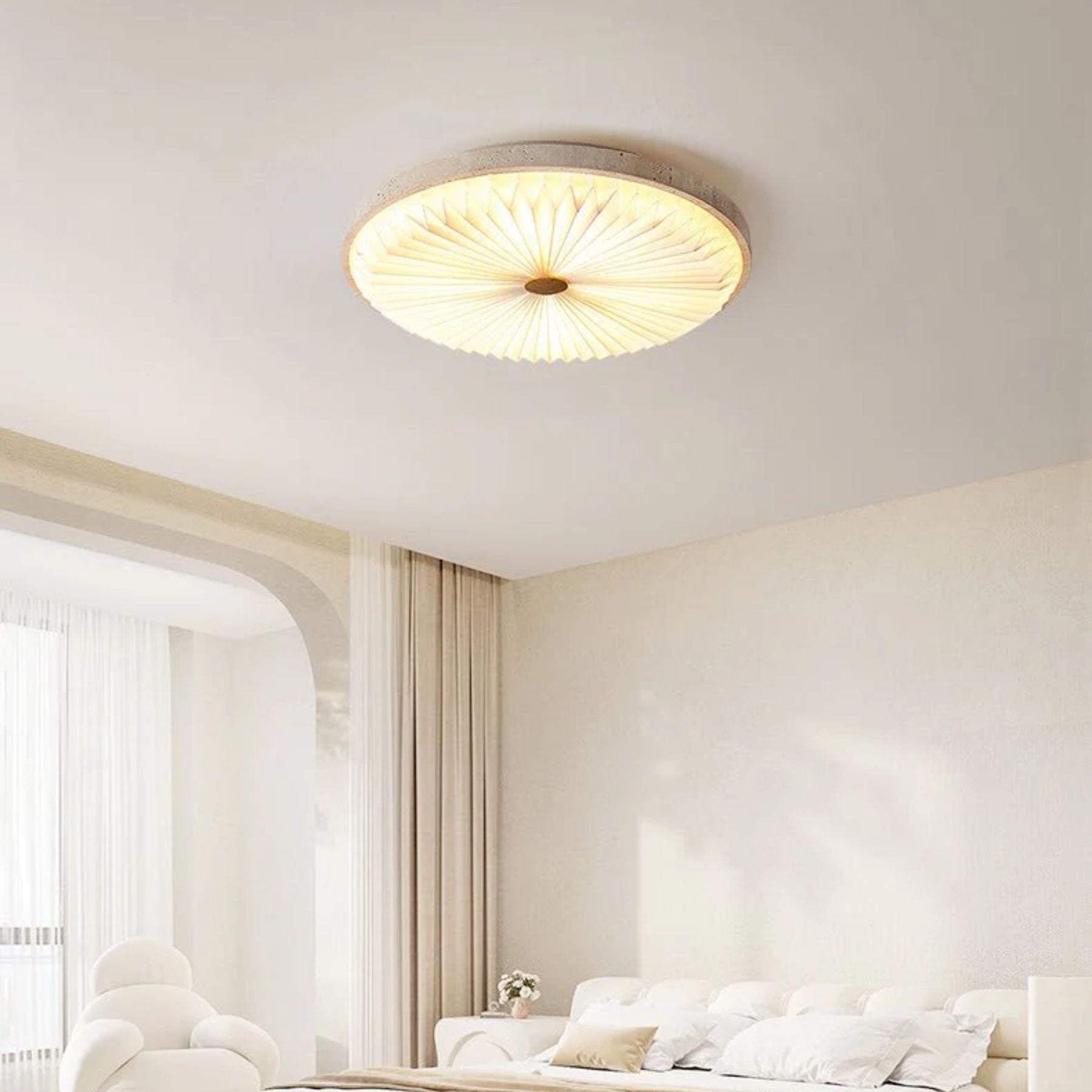 Lemesca Natuurtseen Plafondlamp