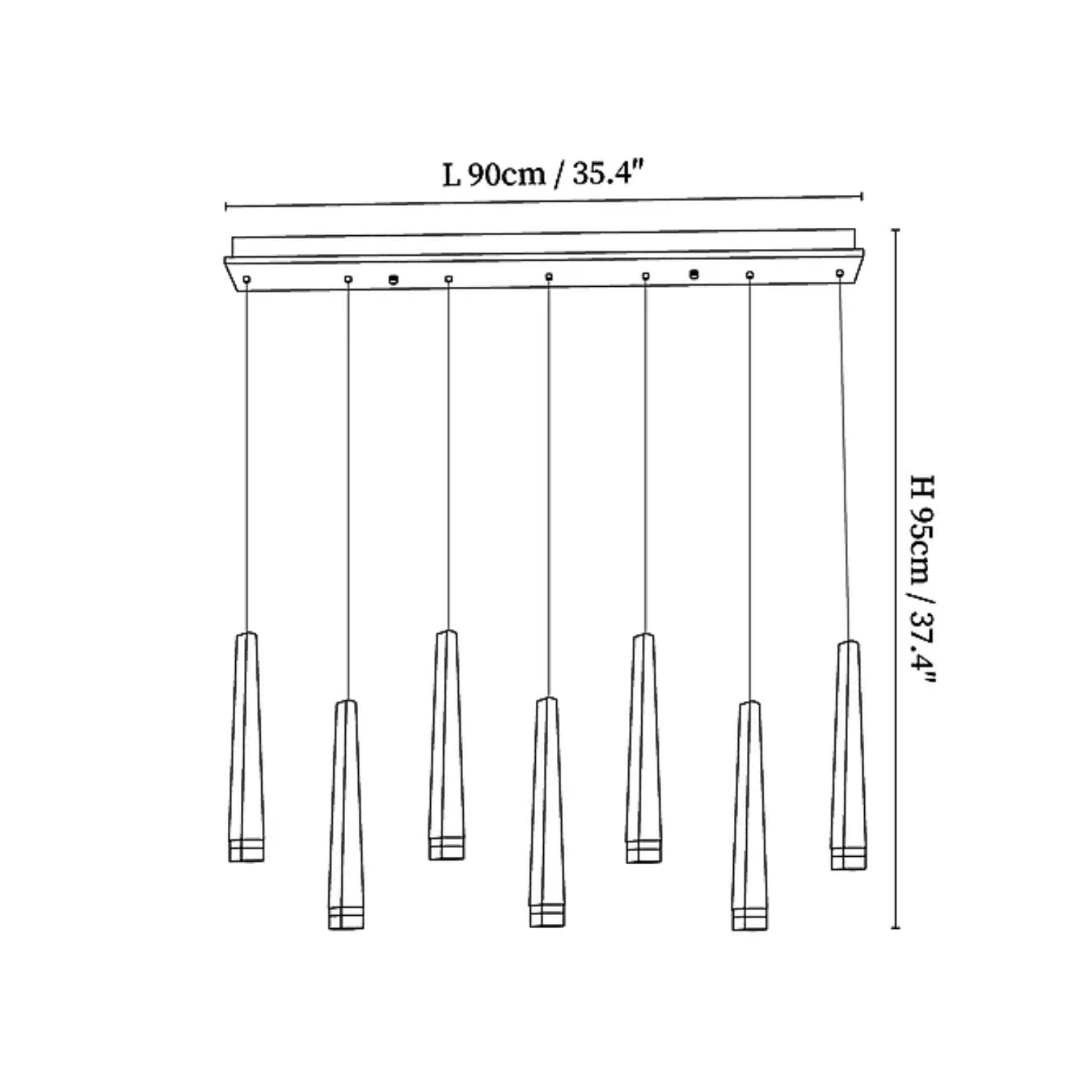 Lampada a sospensione Vuurhoutje