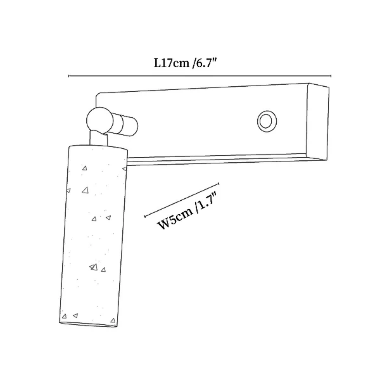 Lomos Scone Houten Wandlamp