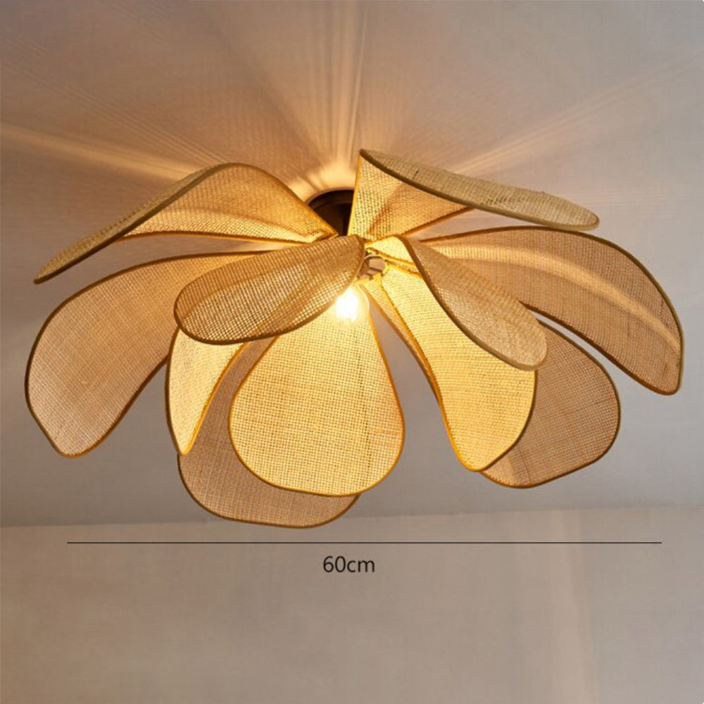 Petal Rattan Flower Hanglamp