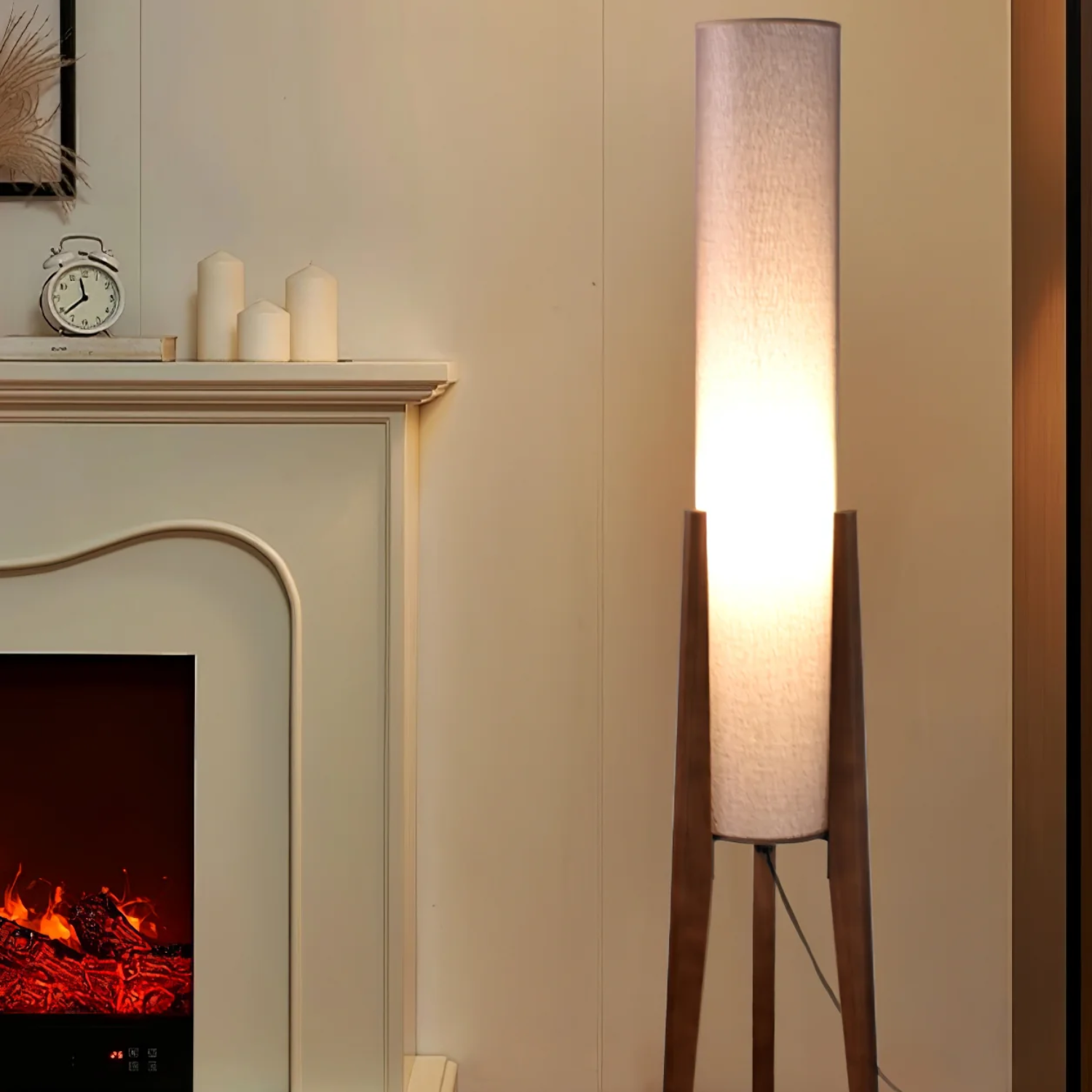 Lampada da terra stile Japandi Mopose