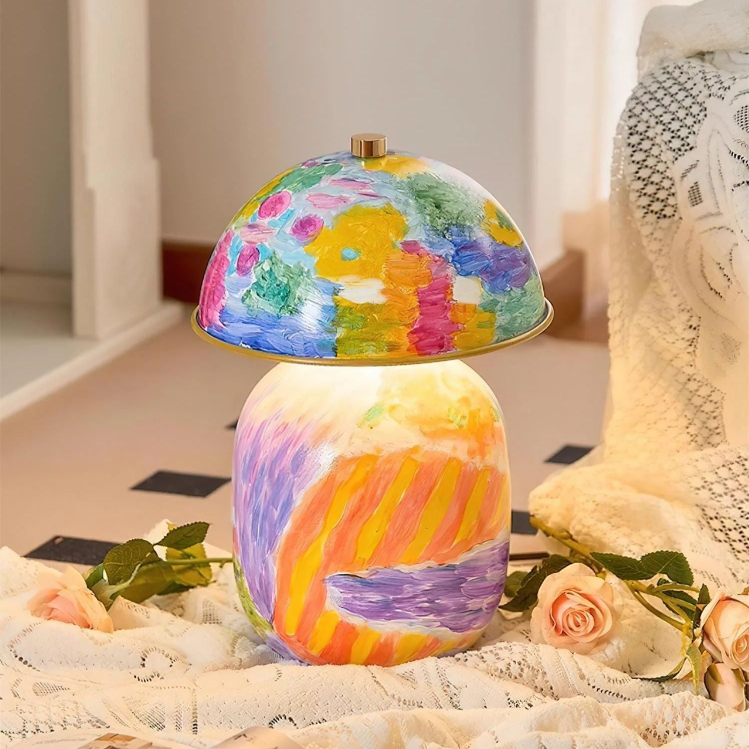 Lampada da tavolo Celo Geverfde