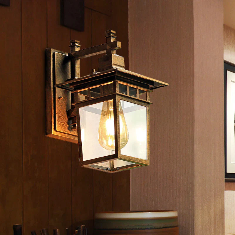Silvax Lantaarn Outdoor Wandlamp