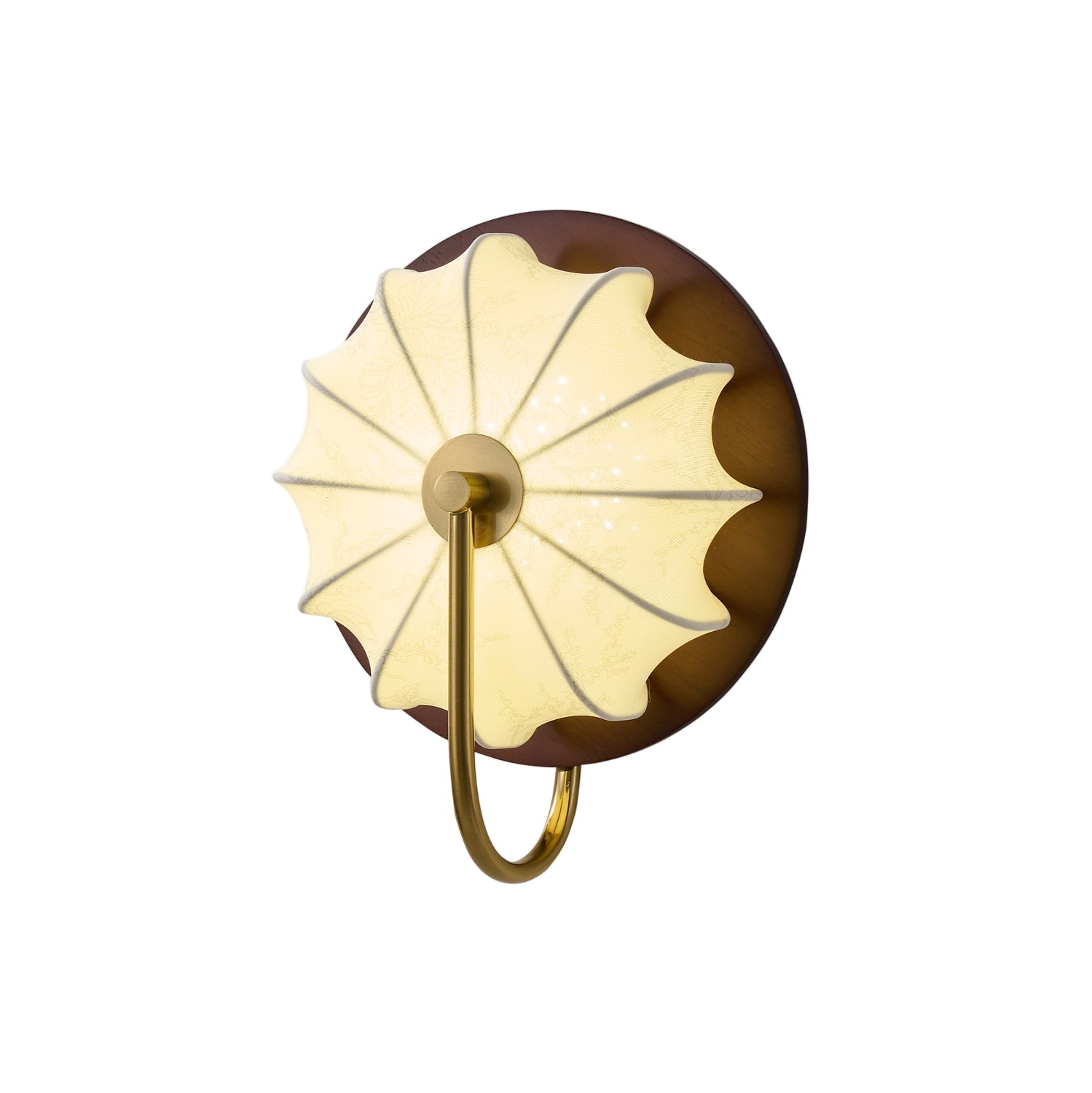 Esciro Lampada da parete in pietra naturale stratificata