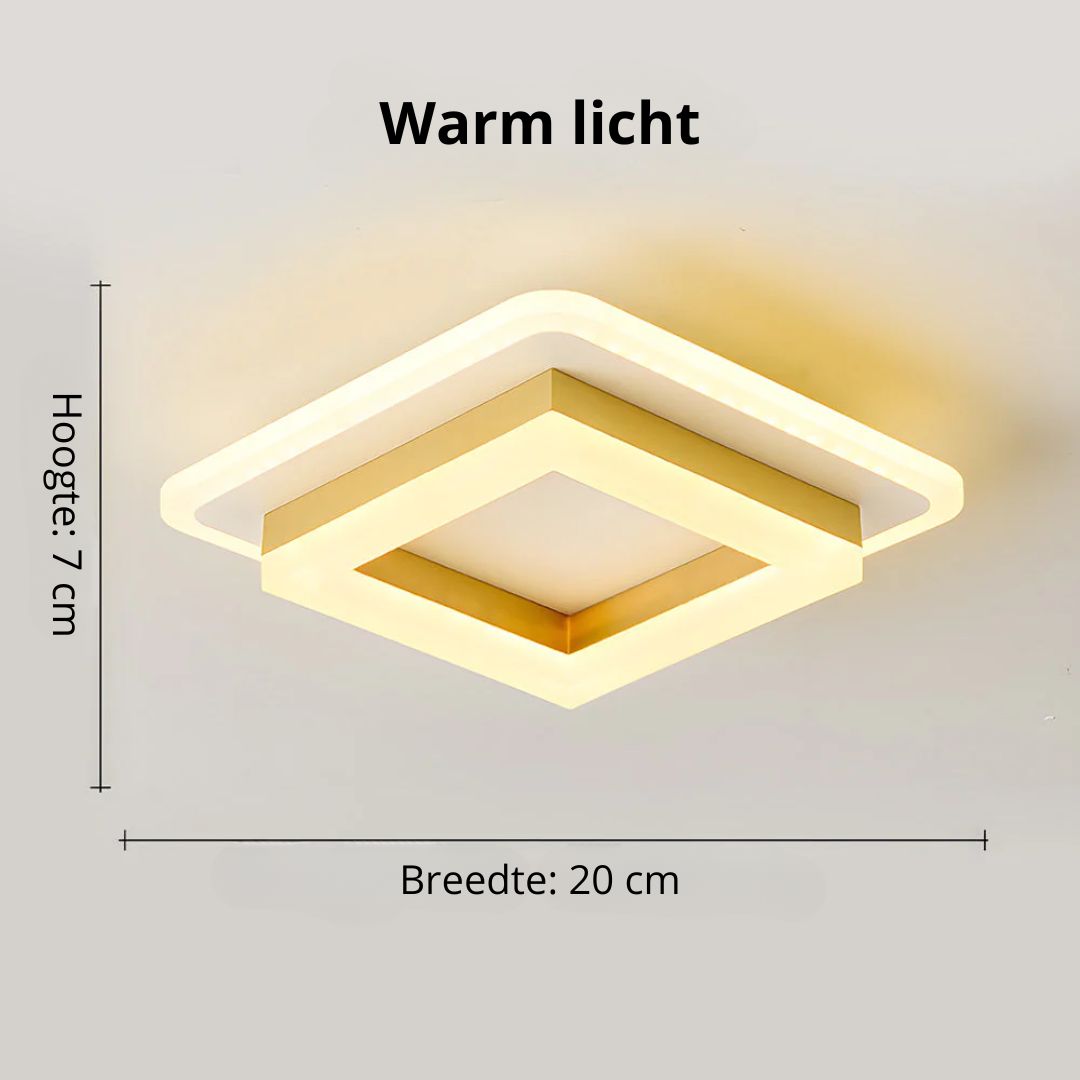 Vierkante LED Plafondlamp