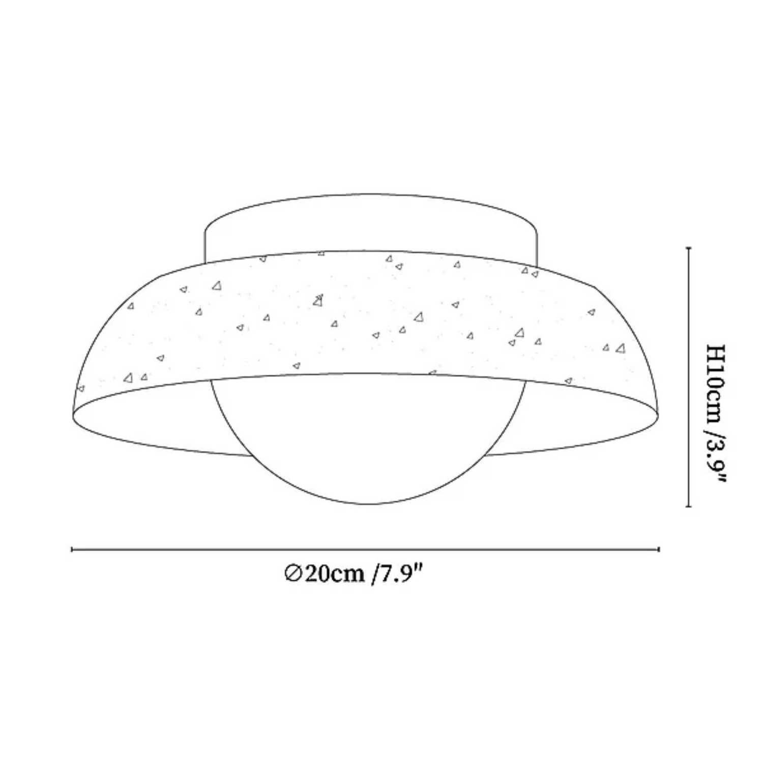 Calmesco Natuursteen Plafondlamp