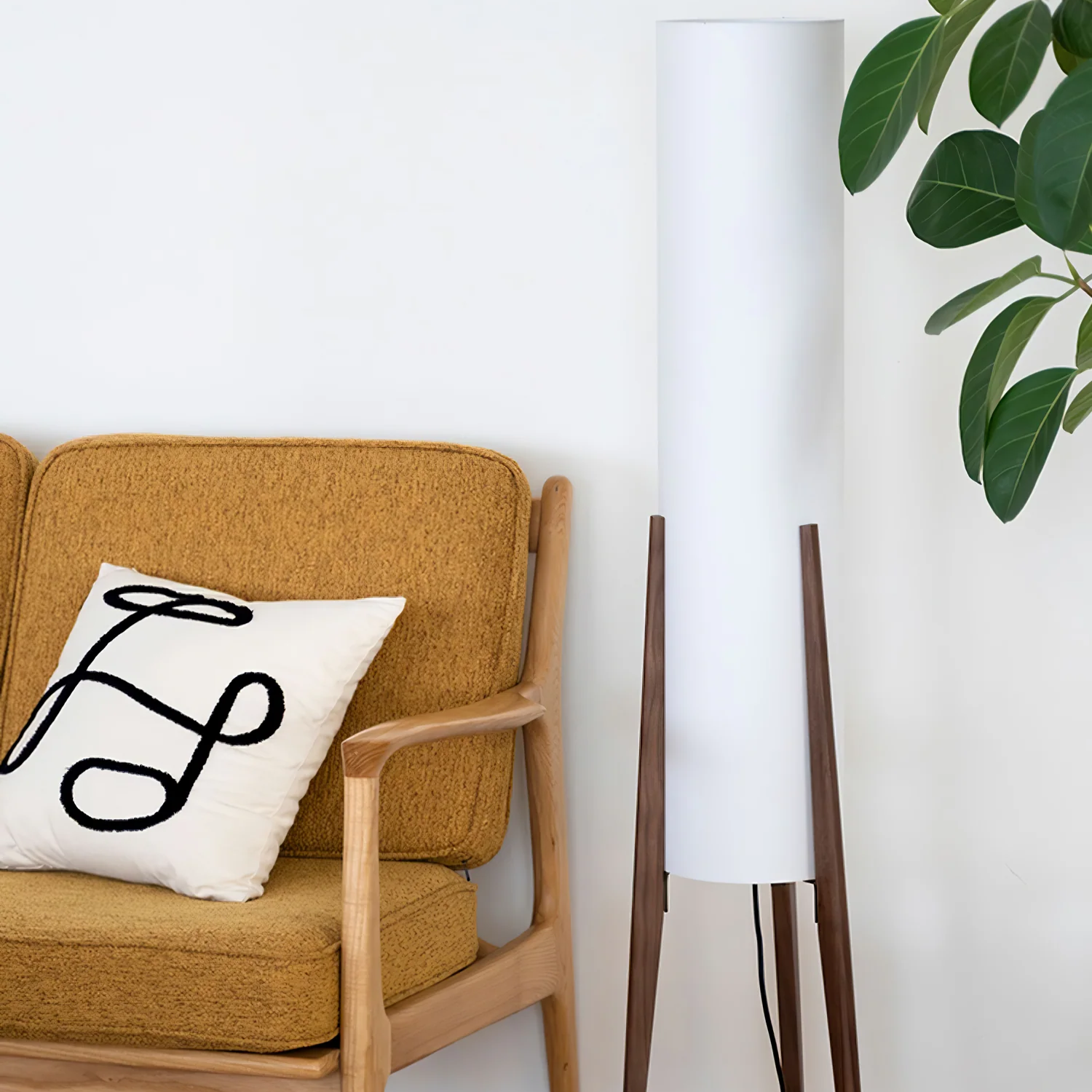 Lampada da terra stile Japandi Mopose