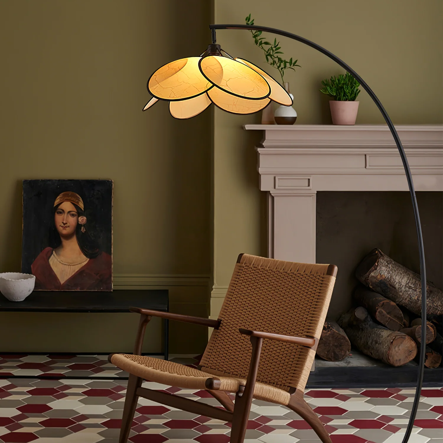 Lampada da terra Melzo Flower