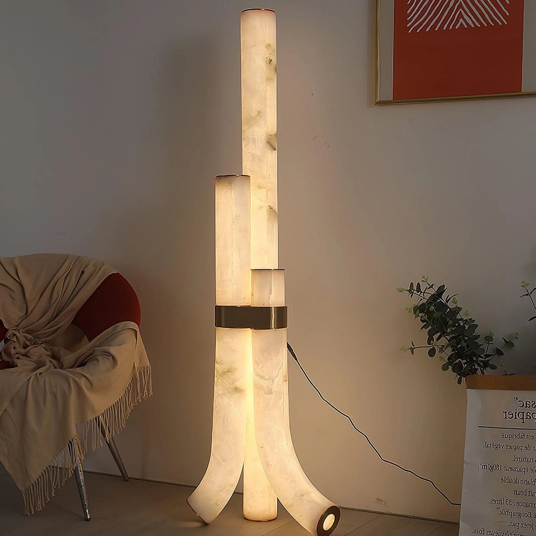 Pylese Triple Albasten Vloerlamp