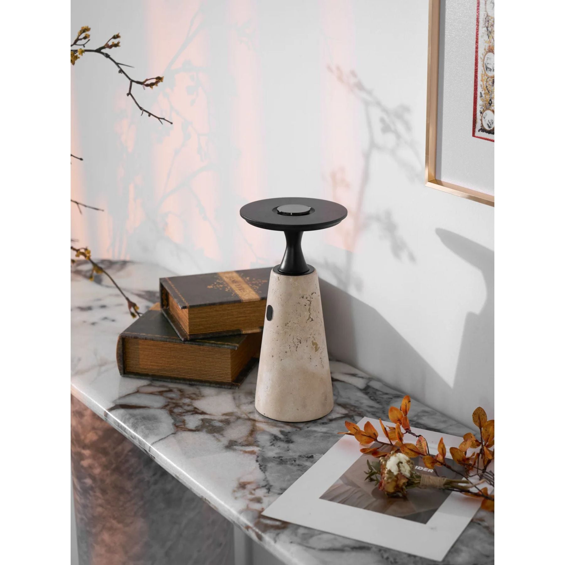 Terchas Oplaadbare Natuursteen Tafellamp