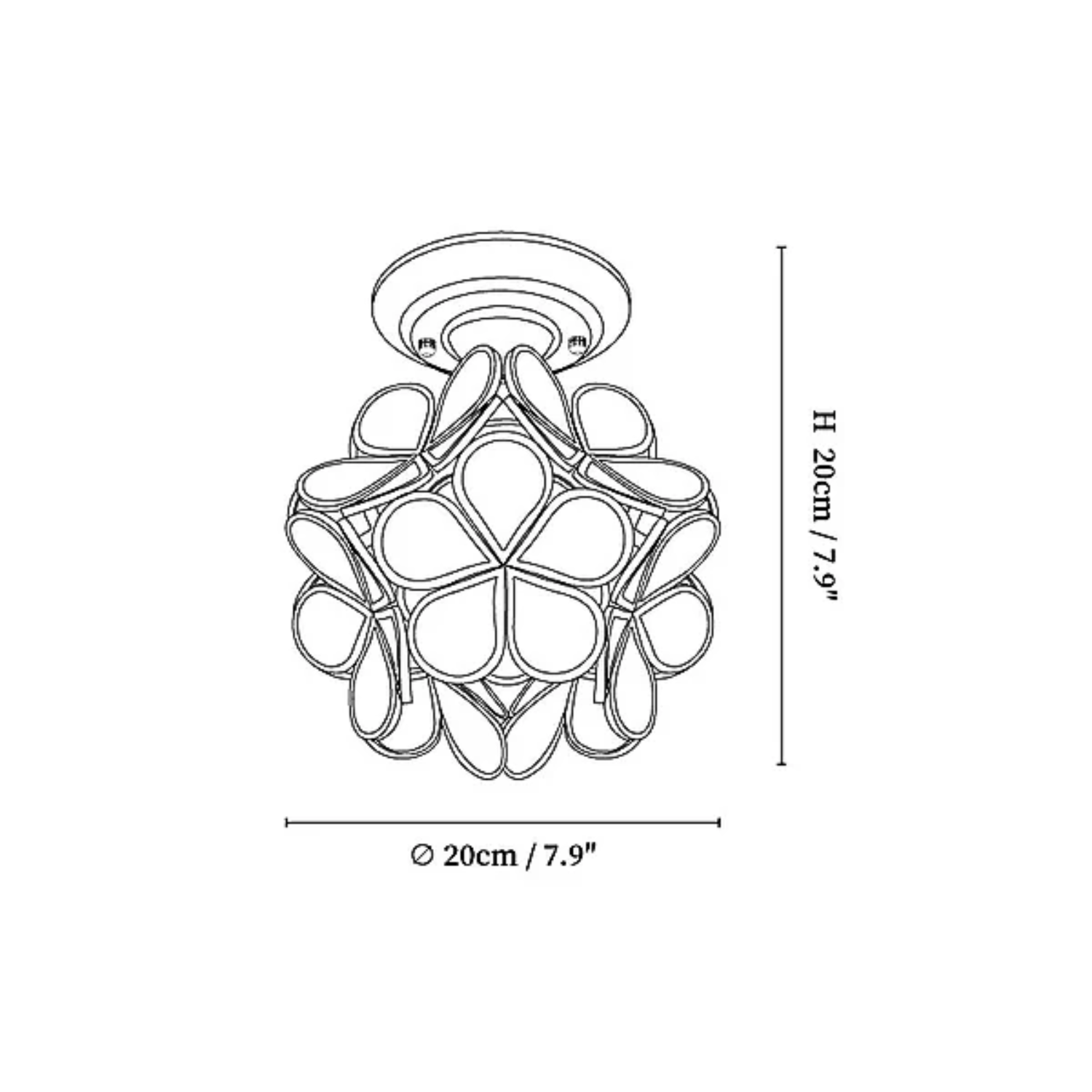Lampada da soffitto Floyem Goud Accent