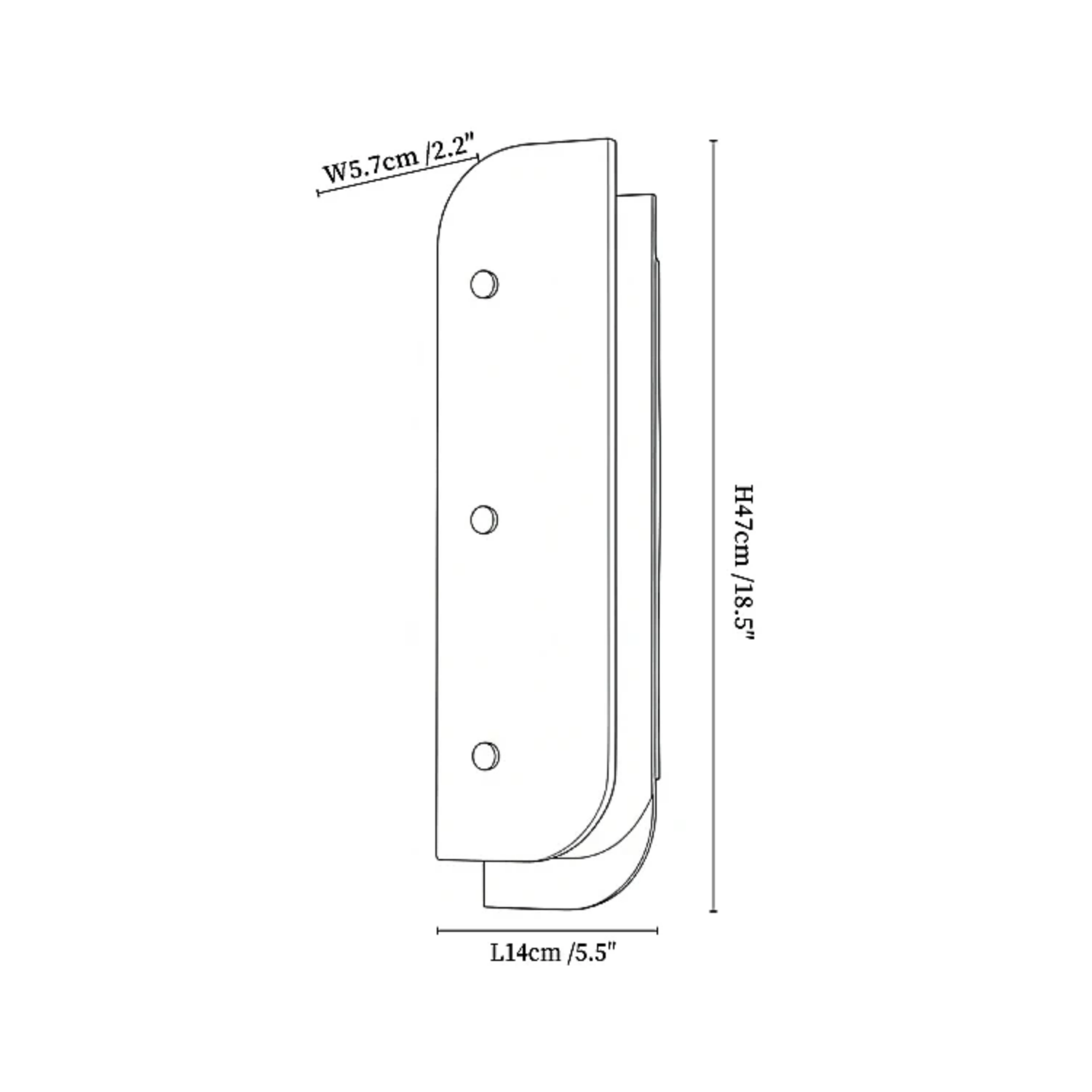Meloriv Albasten Wandlamp