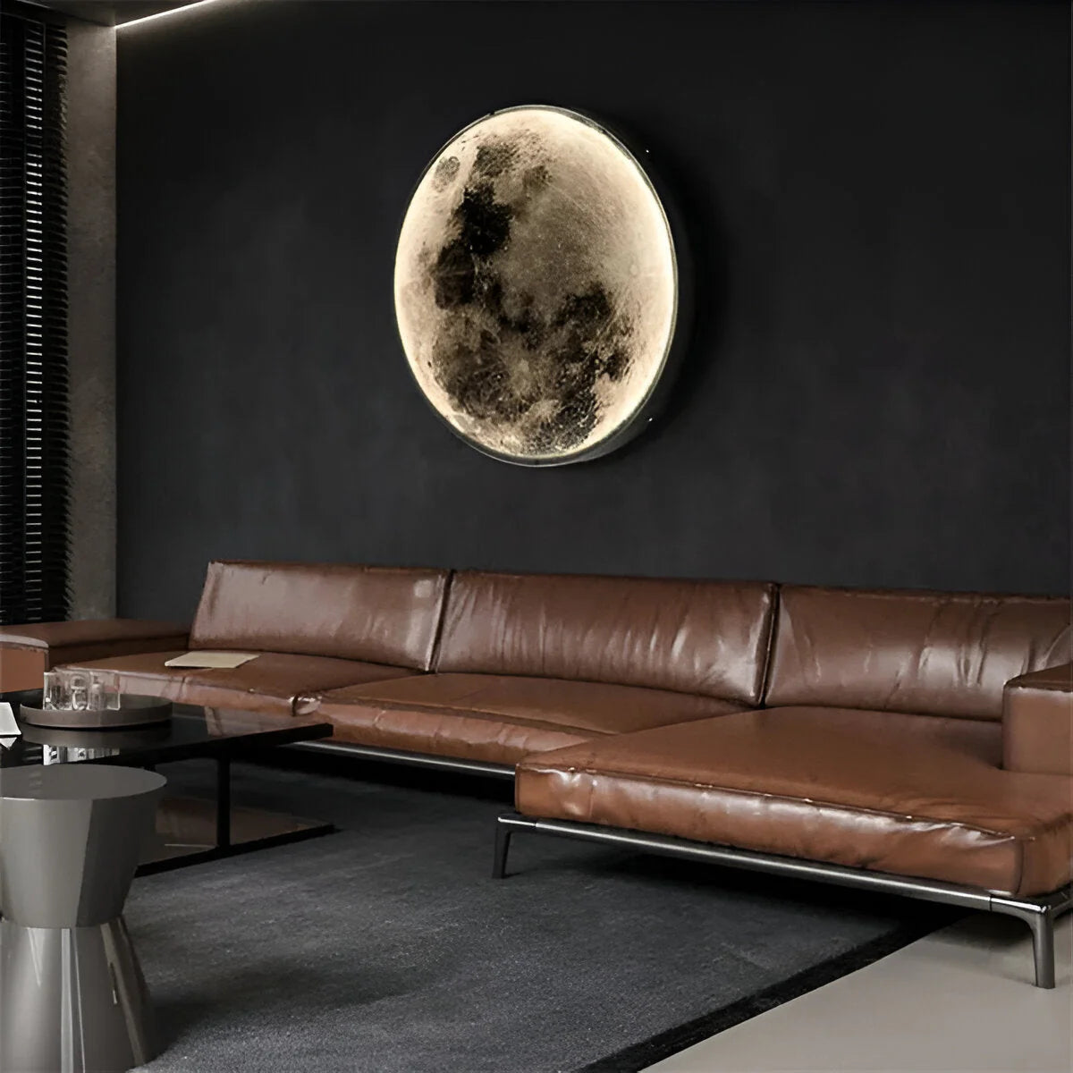Eclipse Maanontwerp Wandlamp
