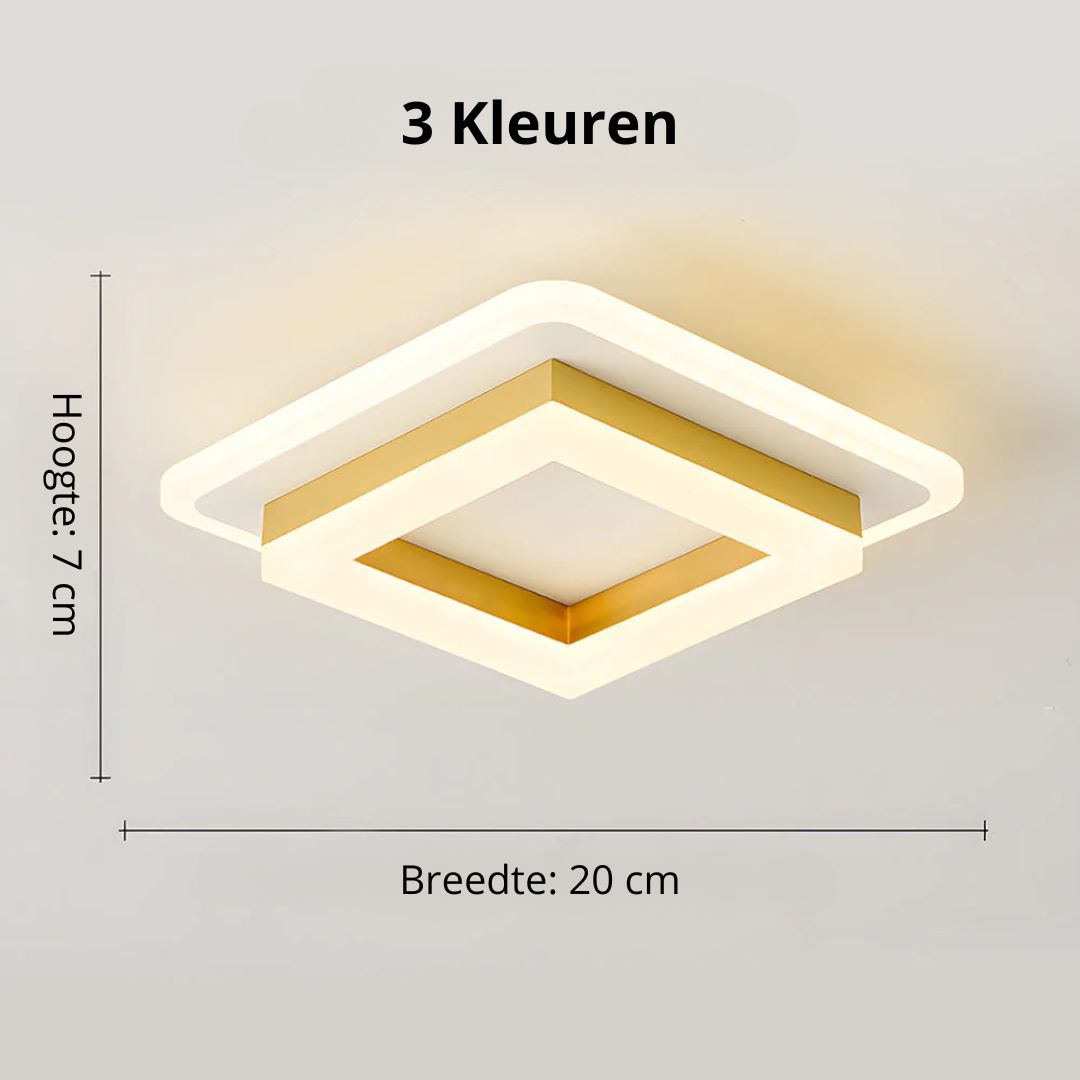 Vierkante LED Plafondlamp