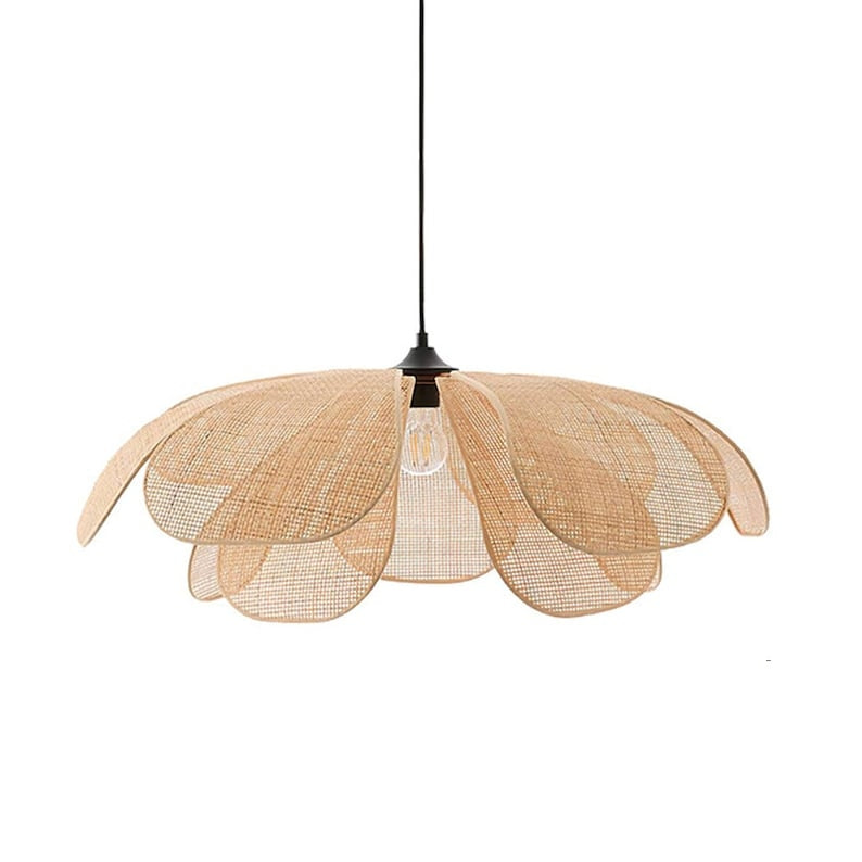 Petal Rattan Flower Hanglamp