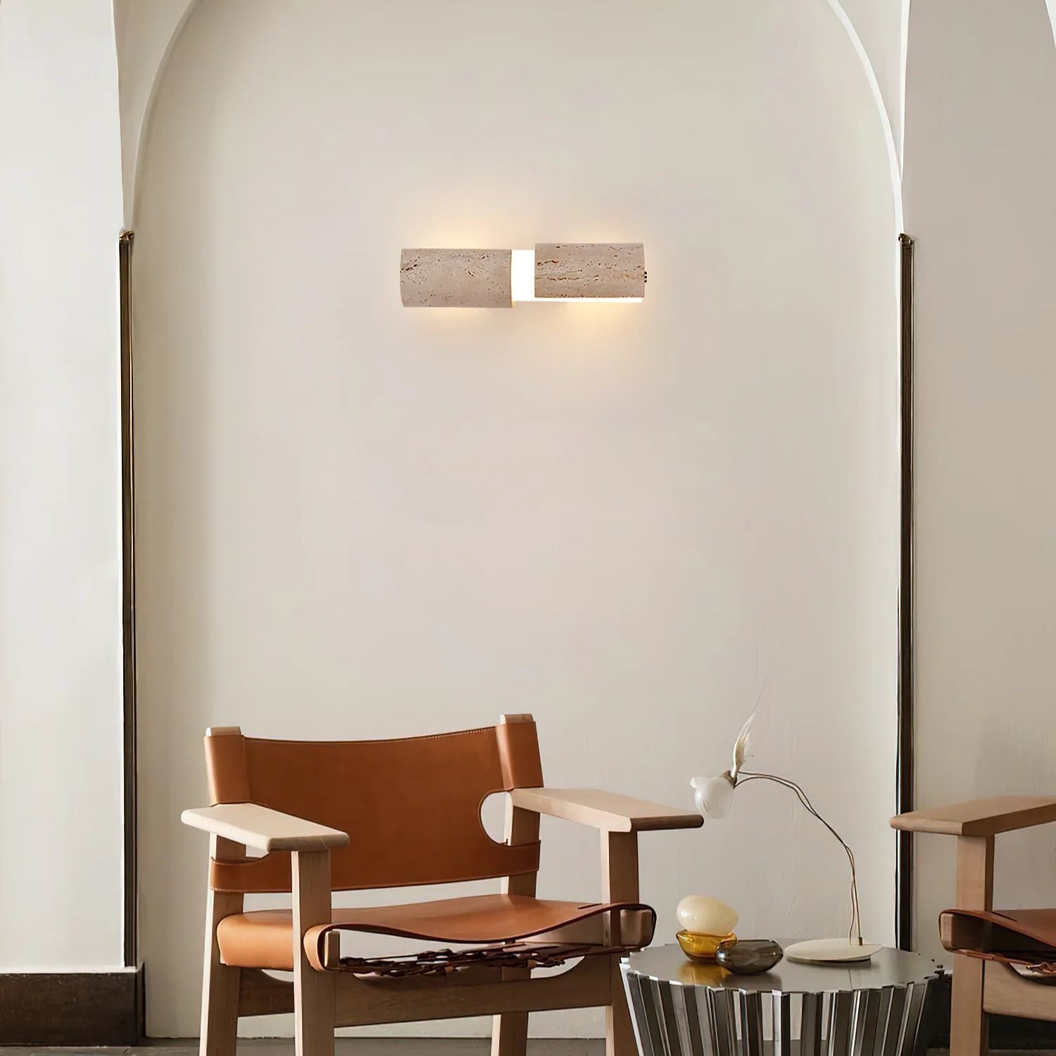 Kelmos Natuursteen Wandlamp