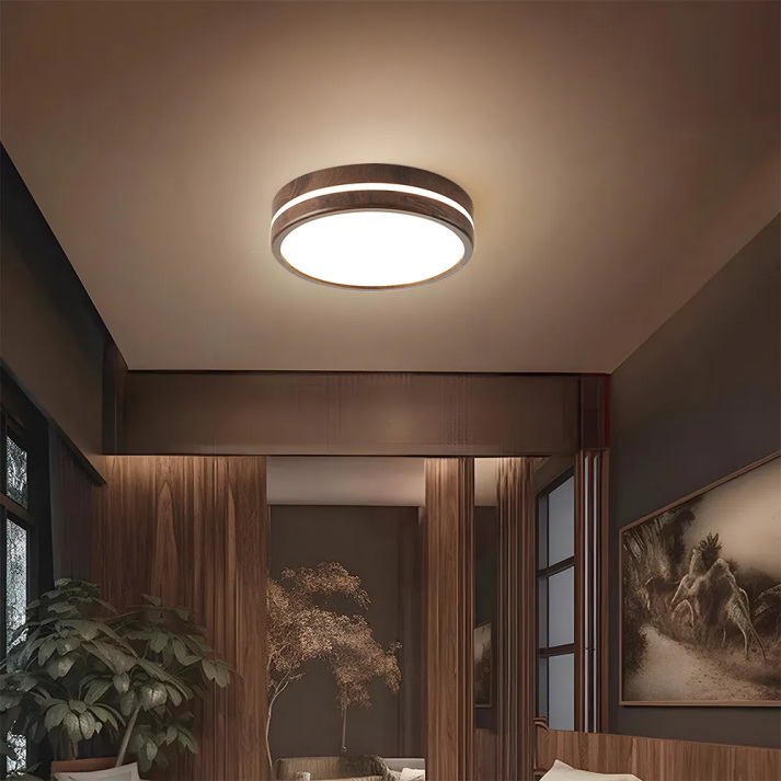 Zoulon Houten Plafondlamp