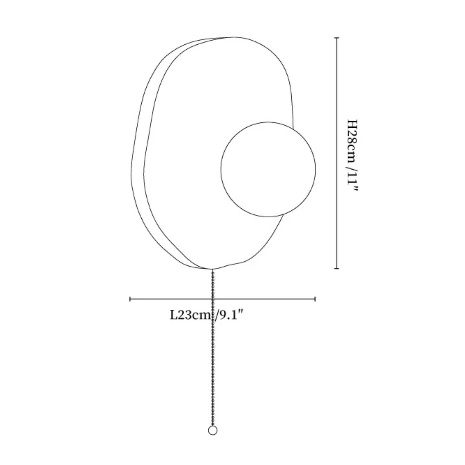 Legima Lampada da Parete in Legno