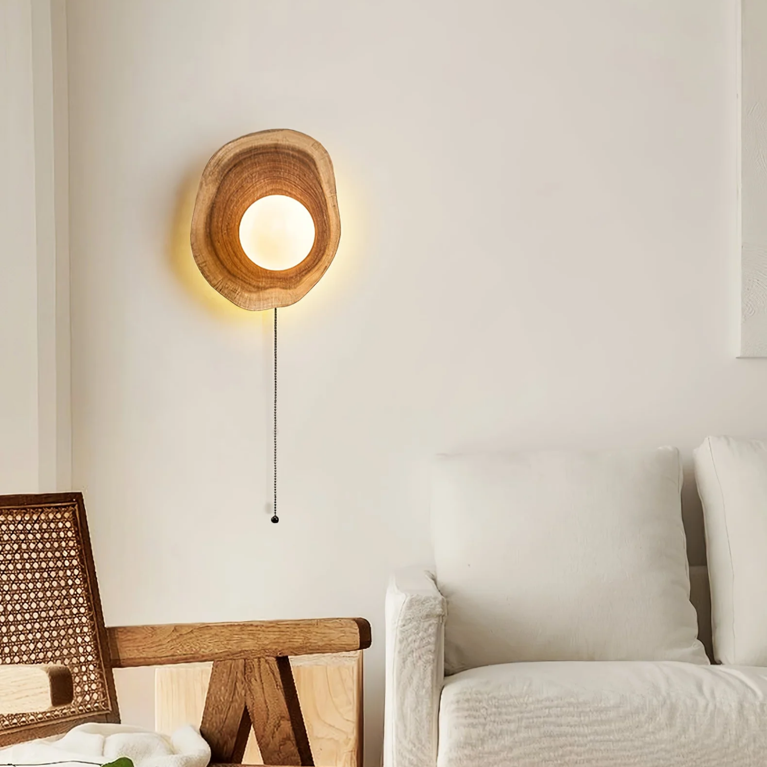 Legima Lampada da Parete in Legno