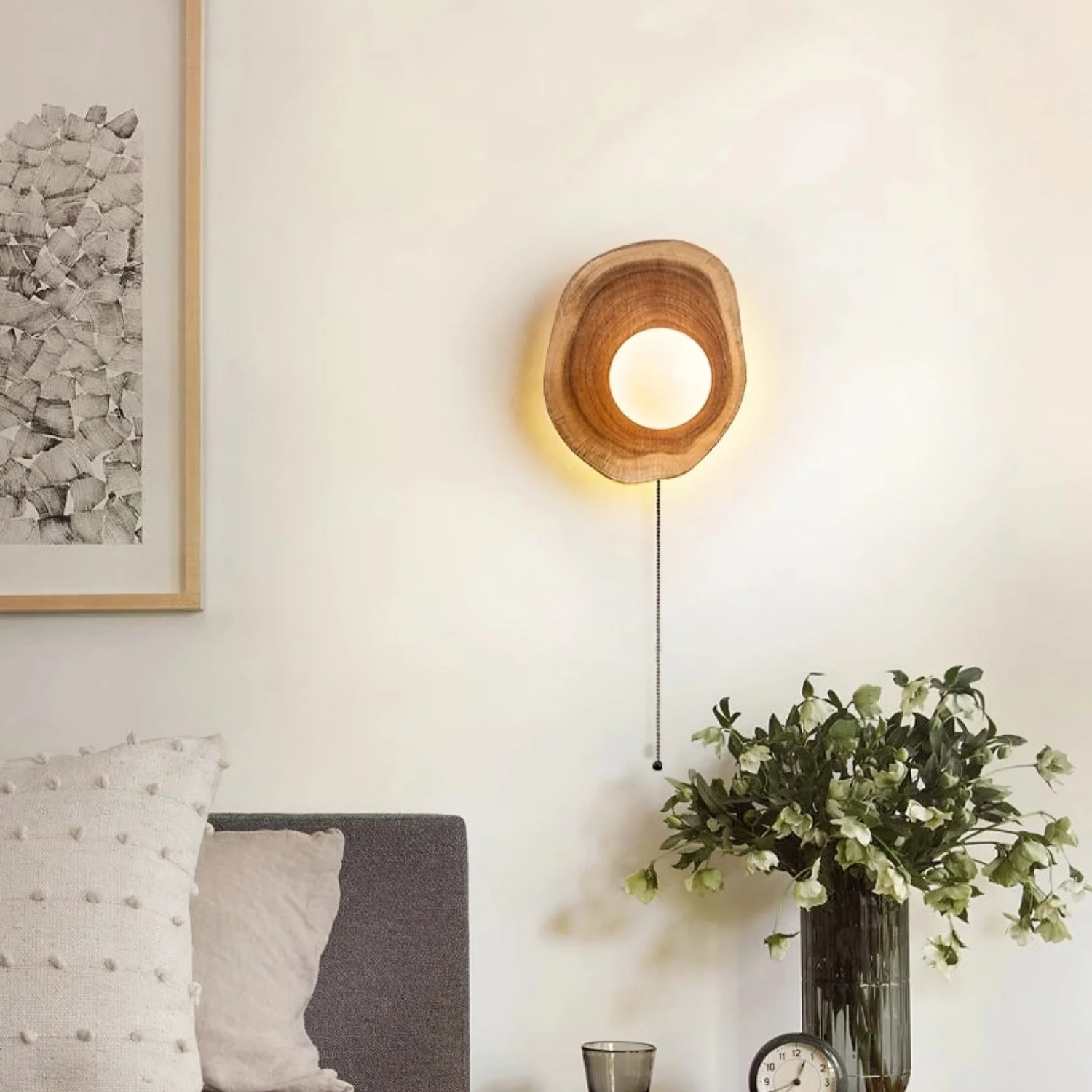 Legima Lampada da Parete in Legno