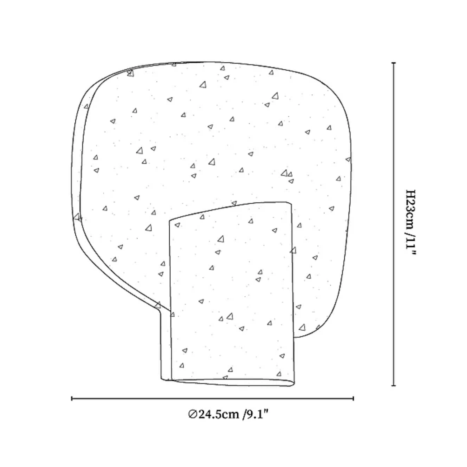 Cubone Natuursteen Wandlamp