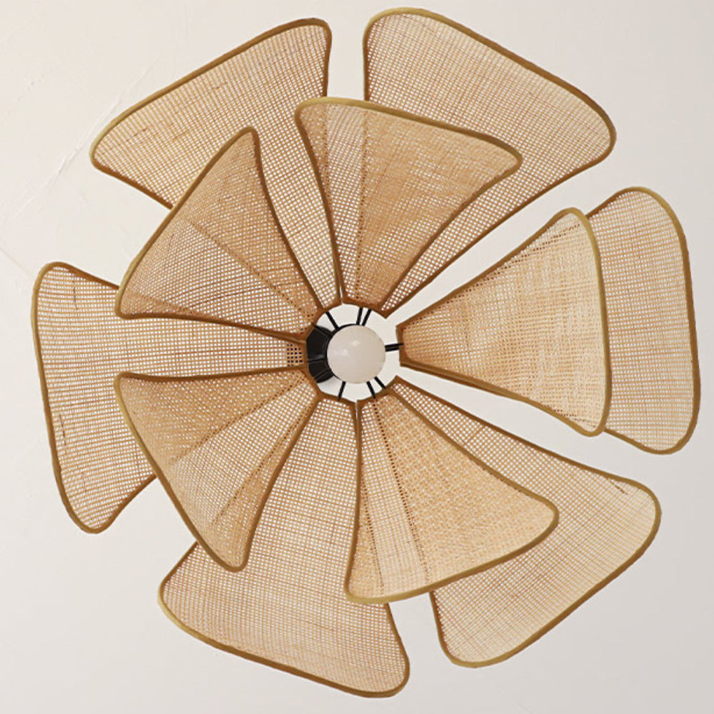 Petal Rattan Flower Hanglamp