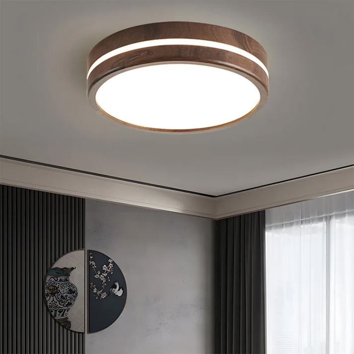 Zoulon Houten Plafondlamp