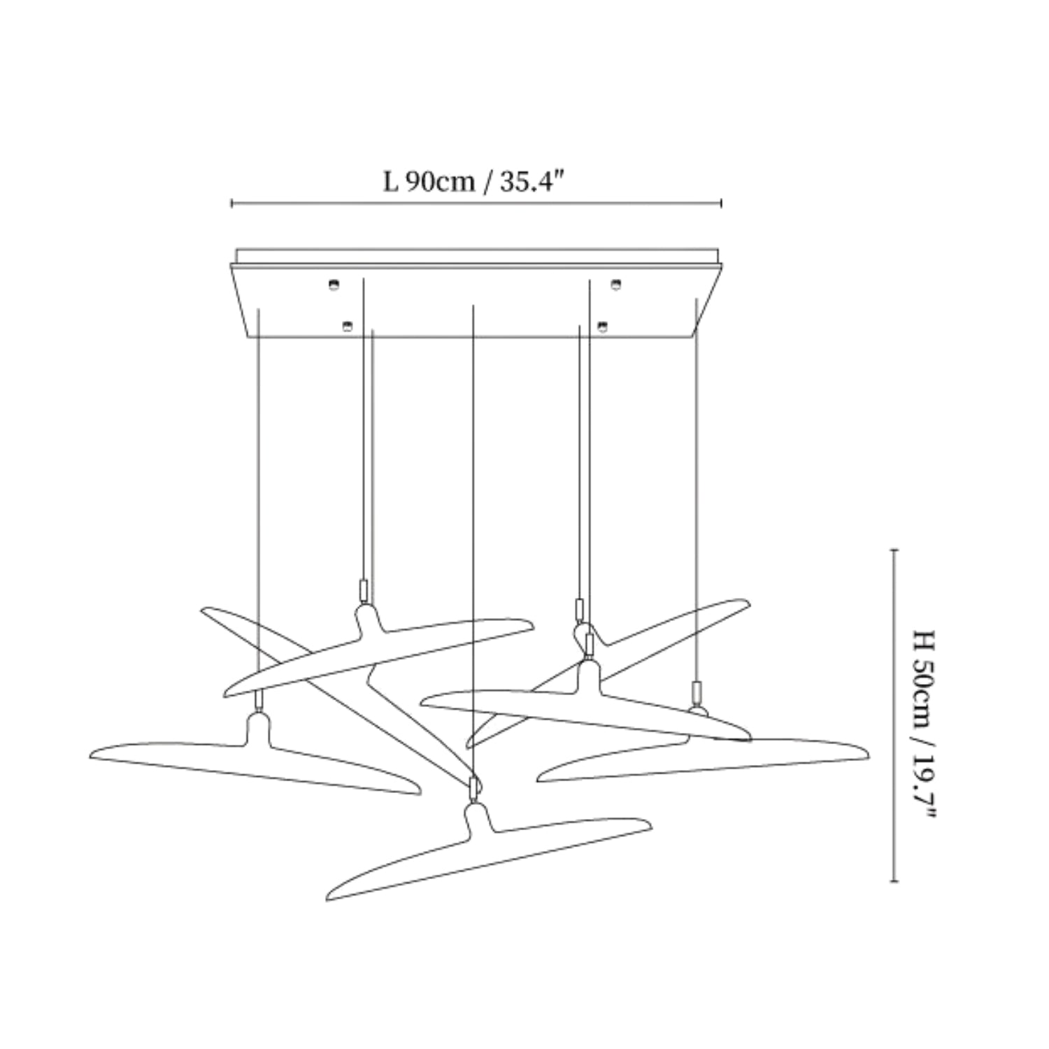 Boatefa Houten Hanglamp