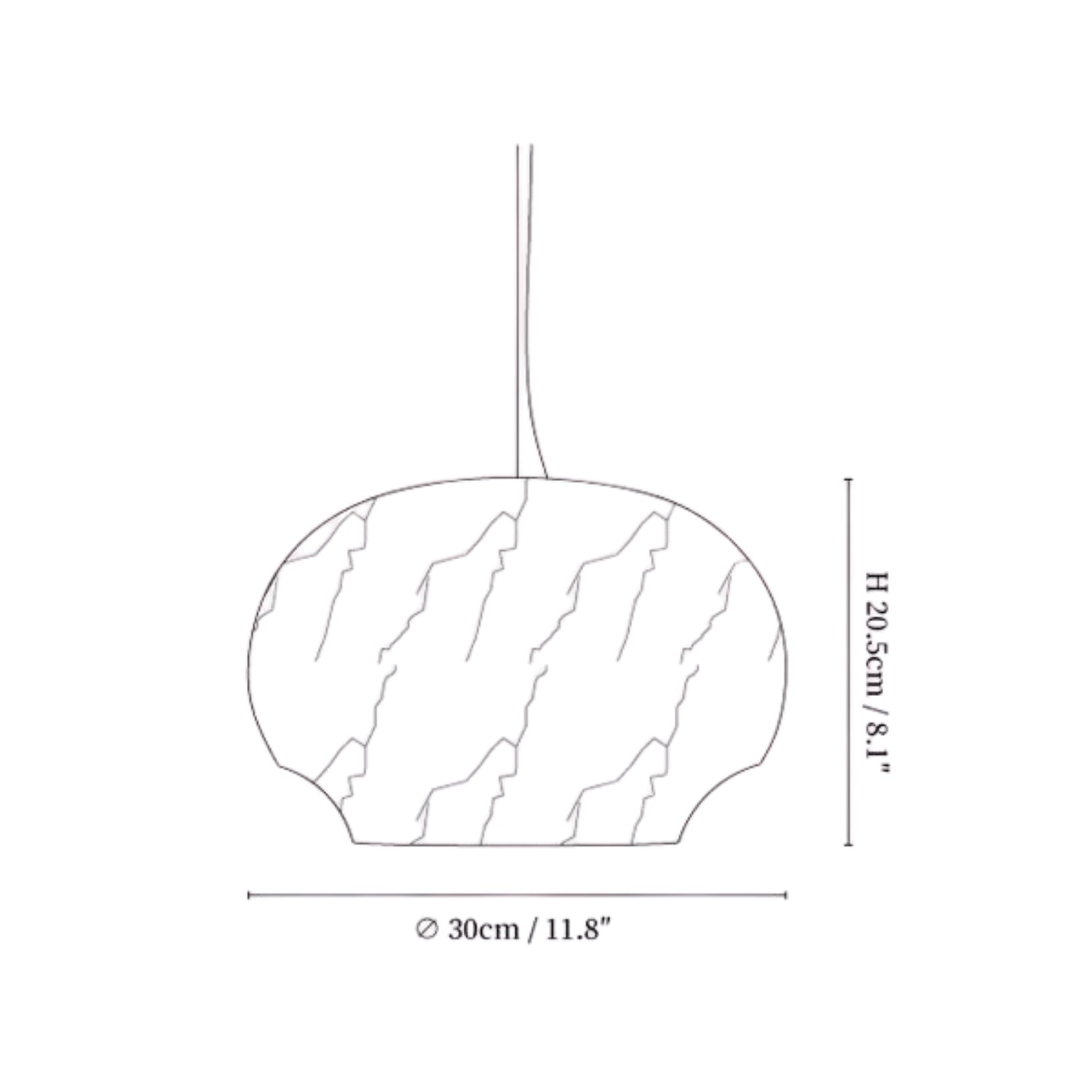 Cenlave Albasten Hanglamp