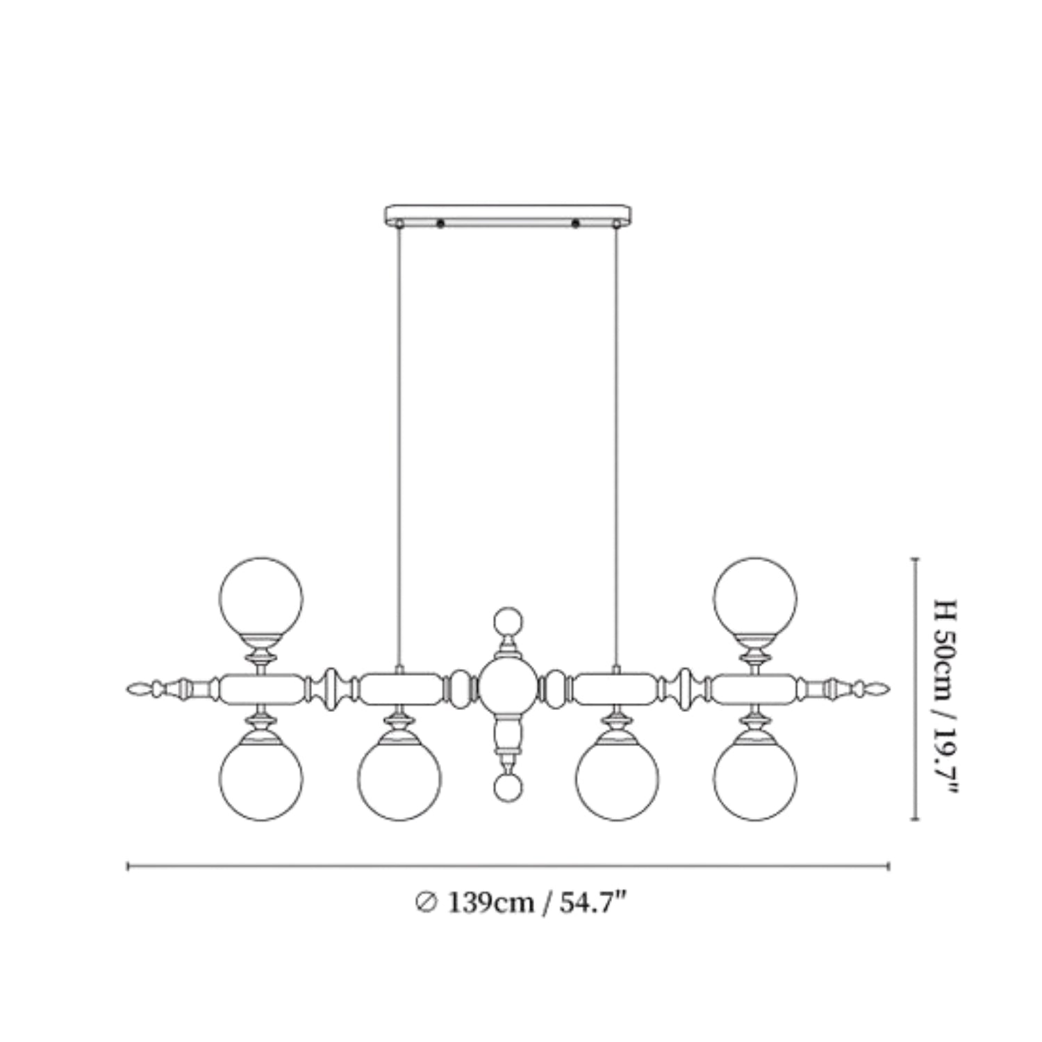 Lampada a sospensione Fomella