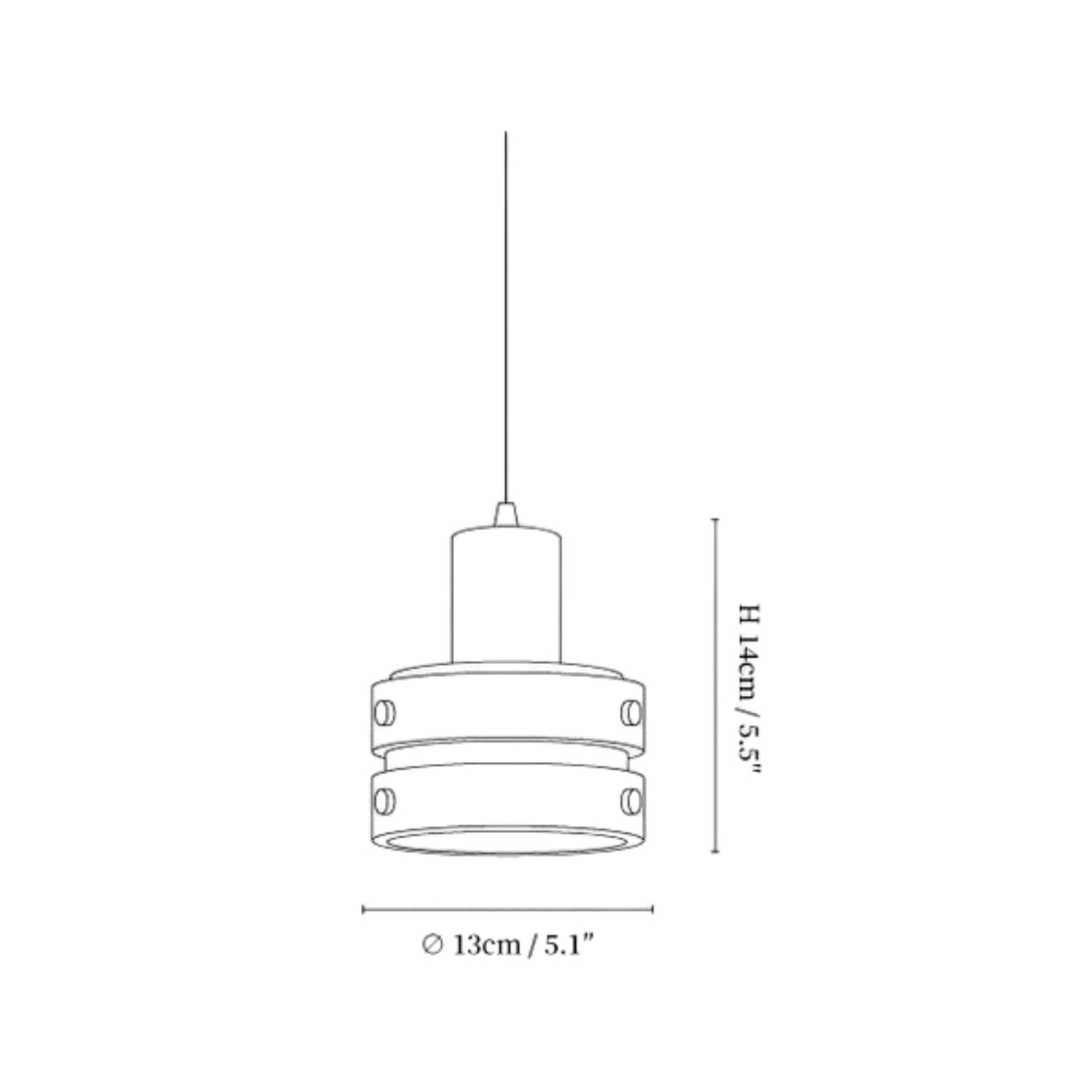 Lampada a sospensione Bemy