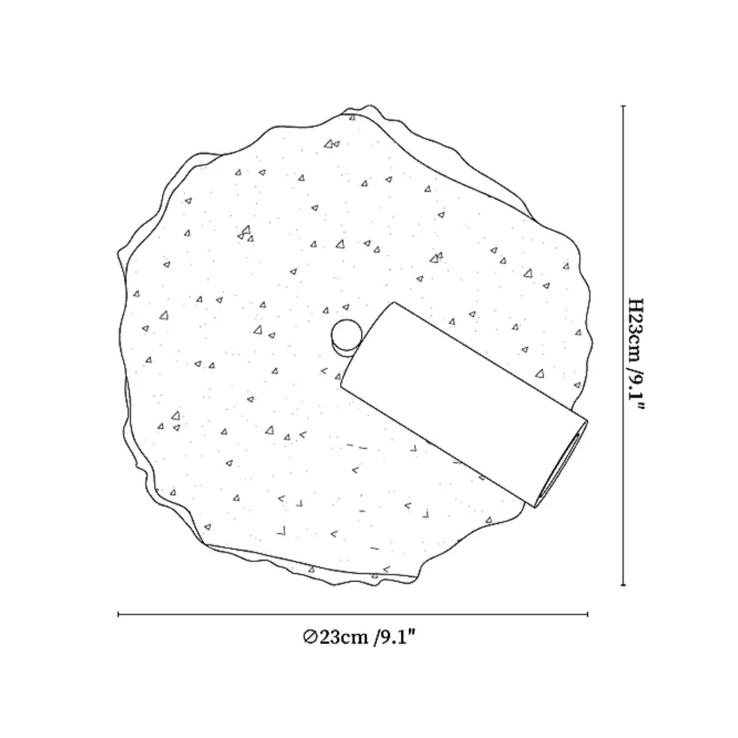 Telahos Travertijn Wandlamp