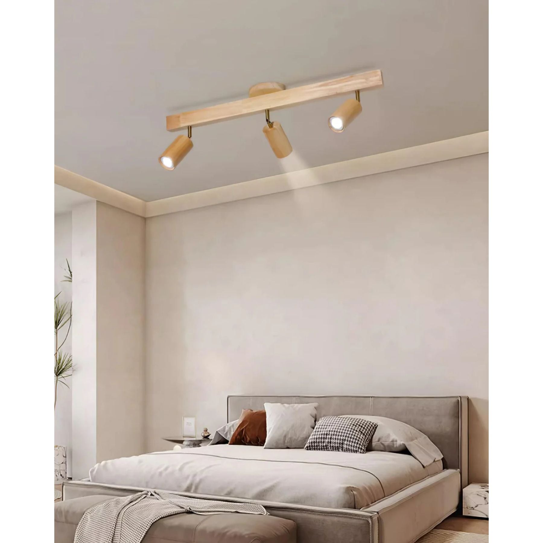 Lermo Houten Track Plafondlamp