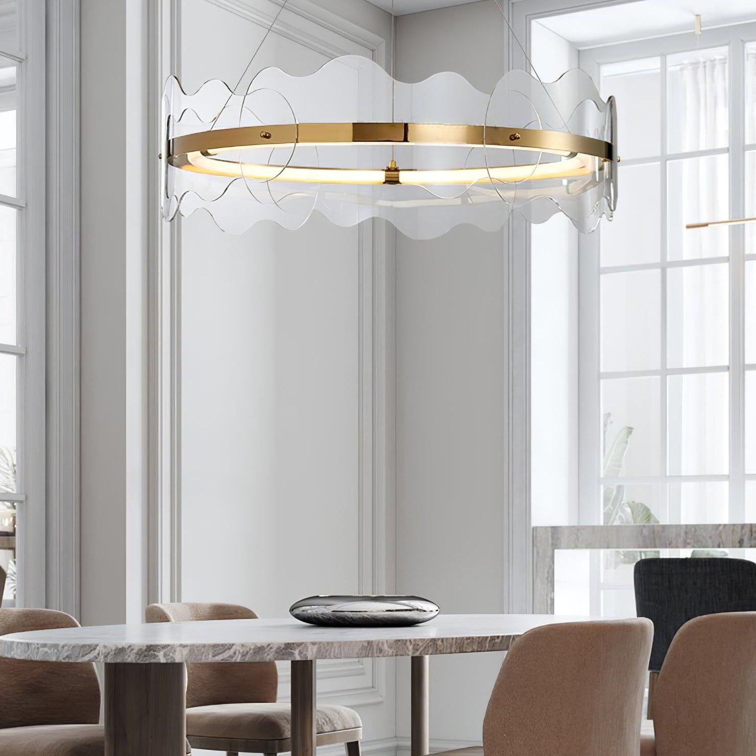 Acrylon Waved Hanglamp