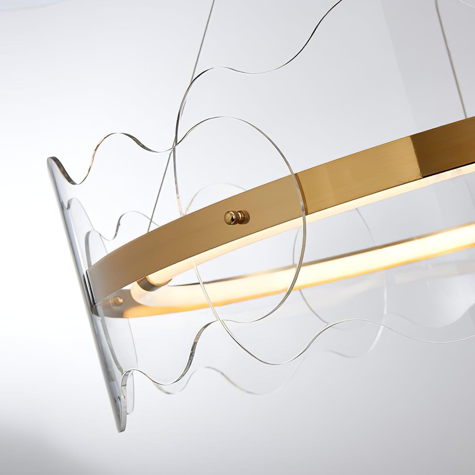 Acrylon Waved Hanglamp