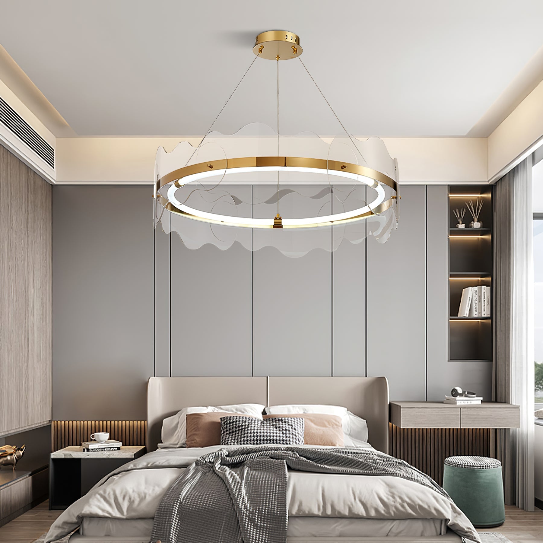 Acrylon Waved Hanglamp