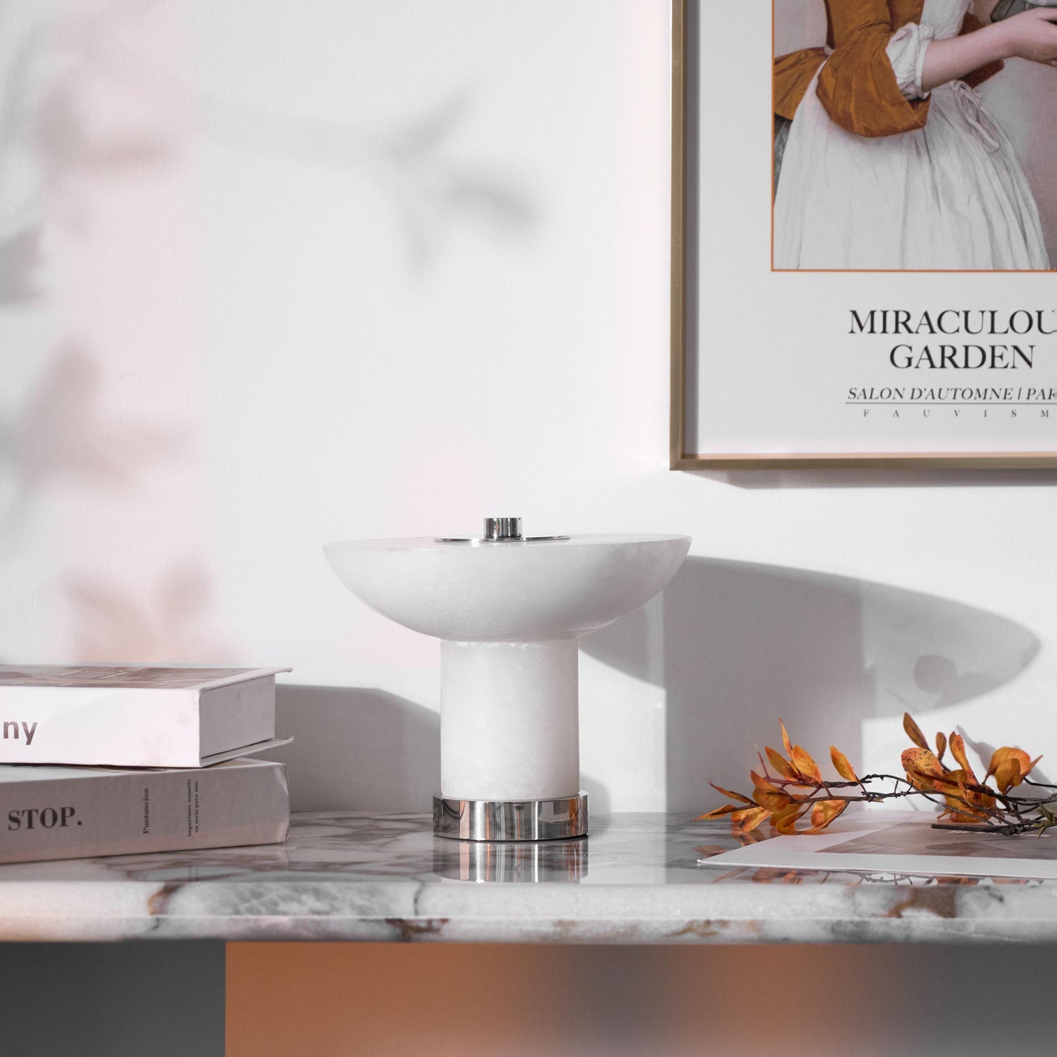 Aesmoze Albasten Tafellamp