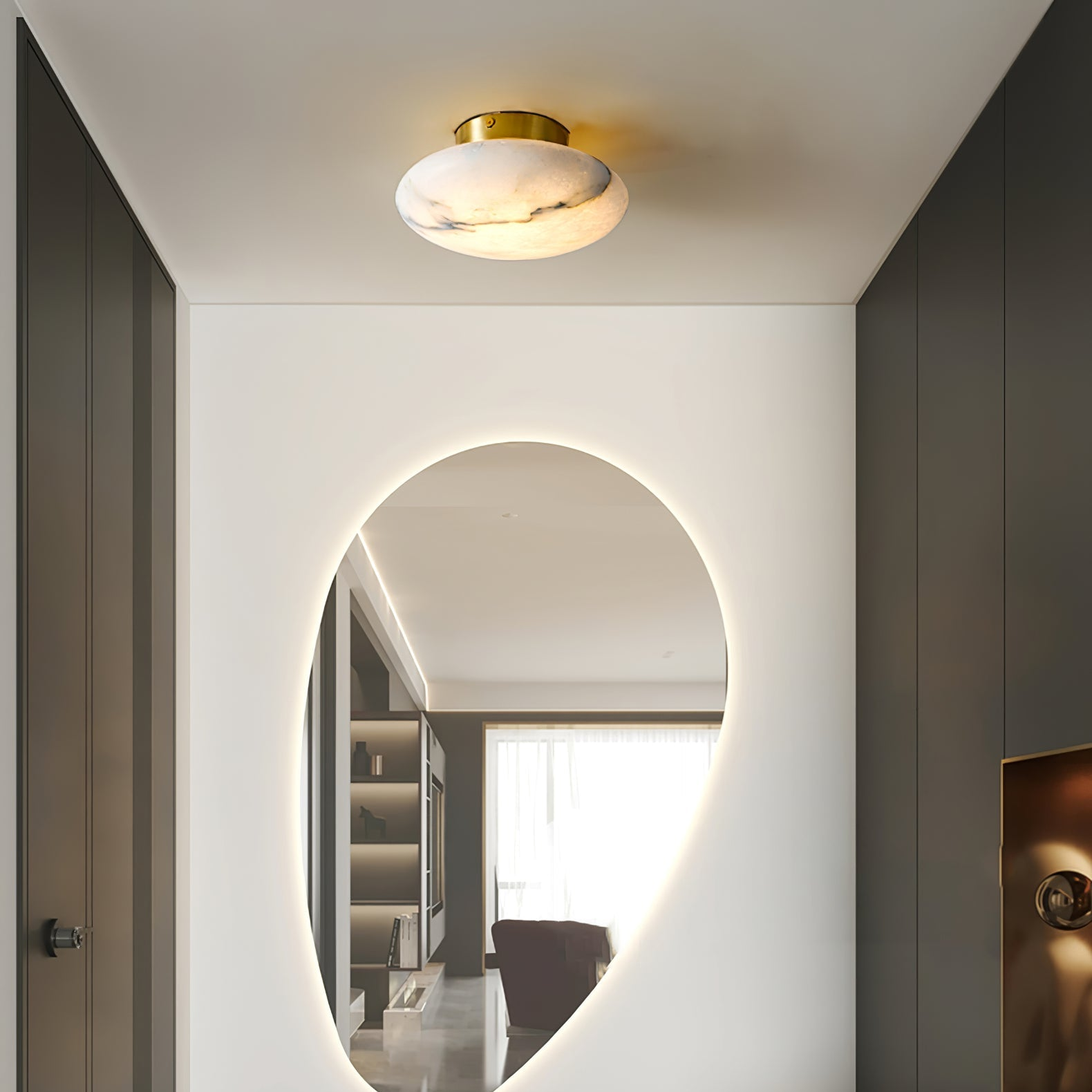 Ovval Plafondlamp