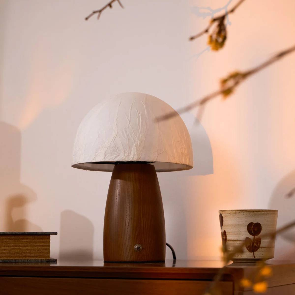 Lampada da tavolo Melsy Fungo