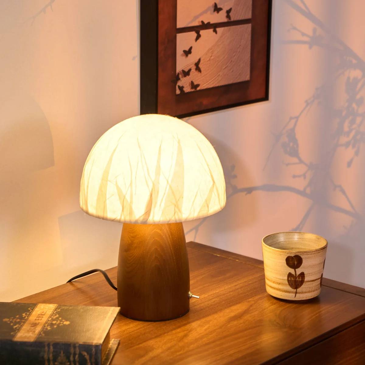 Lampada da tavolo Melsy Fungo