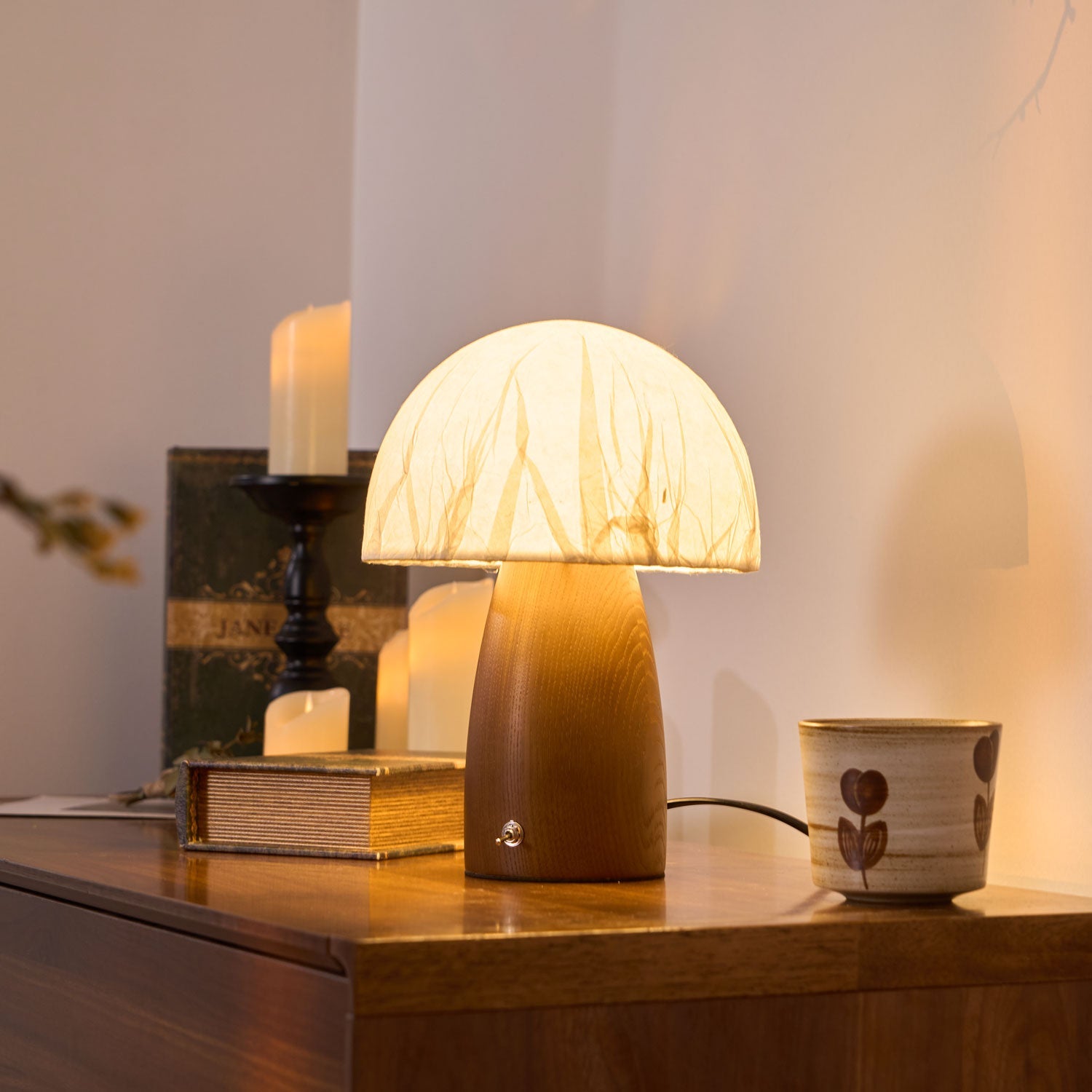 Lampada da tavolo Melsy Fungo