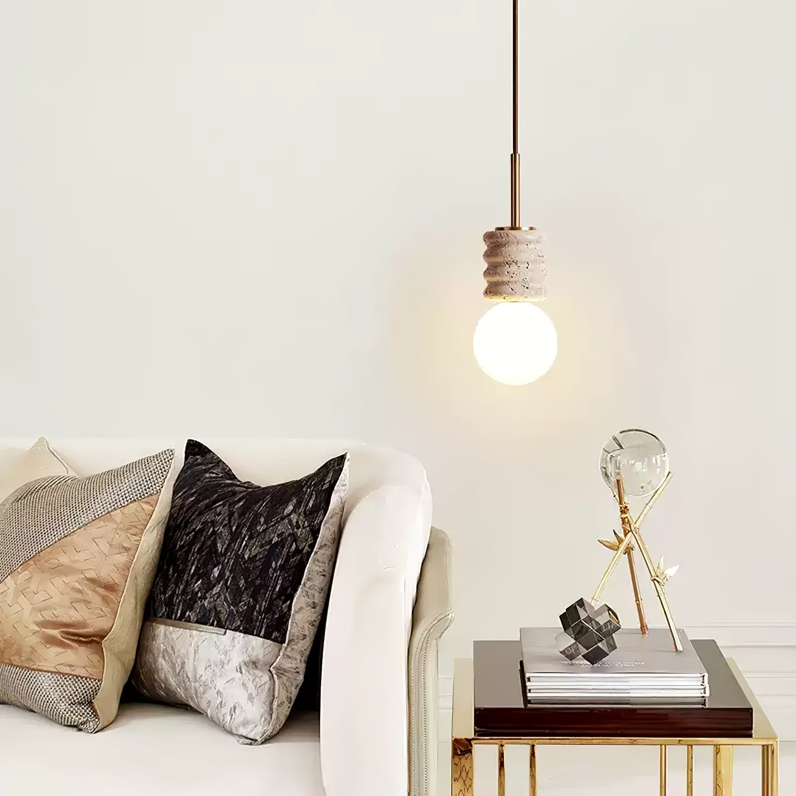 Maliva Natuursteen Hanglamp