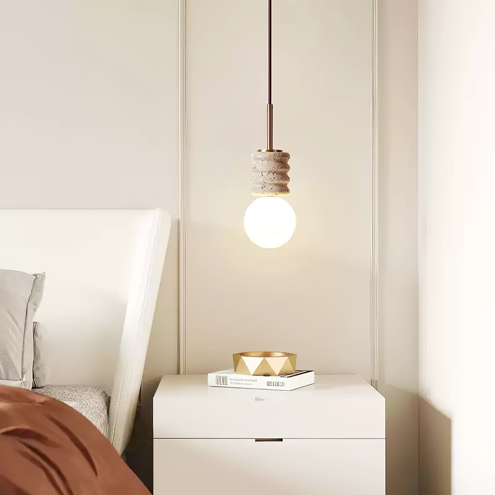 Maliva Natuursteen Hanglamp